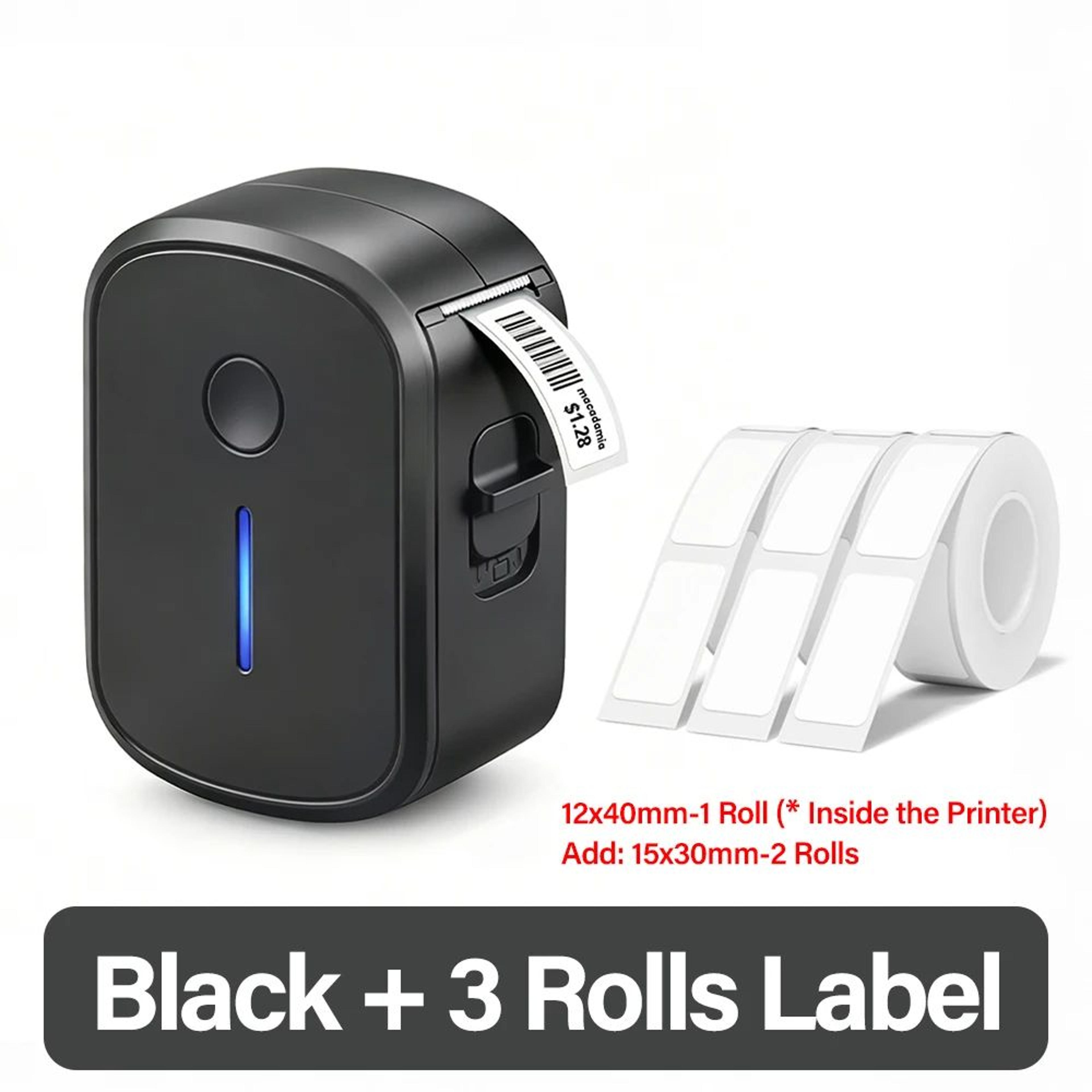 Portable Mini Bluetooth Thermal Label Printer  Wireless Inkless Sticker Maker 9