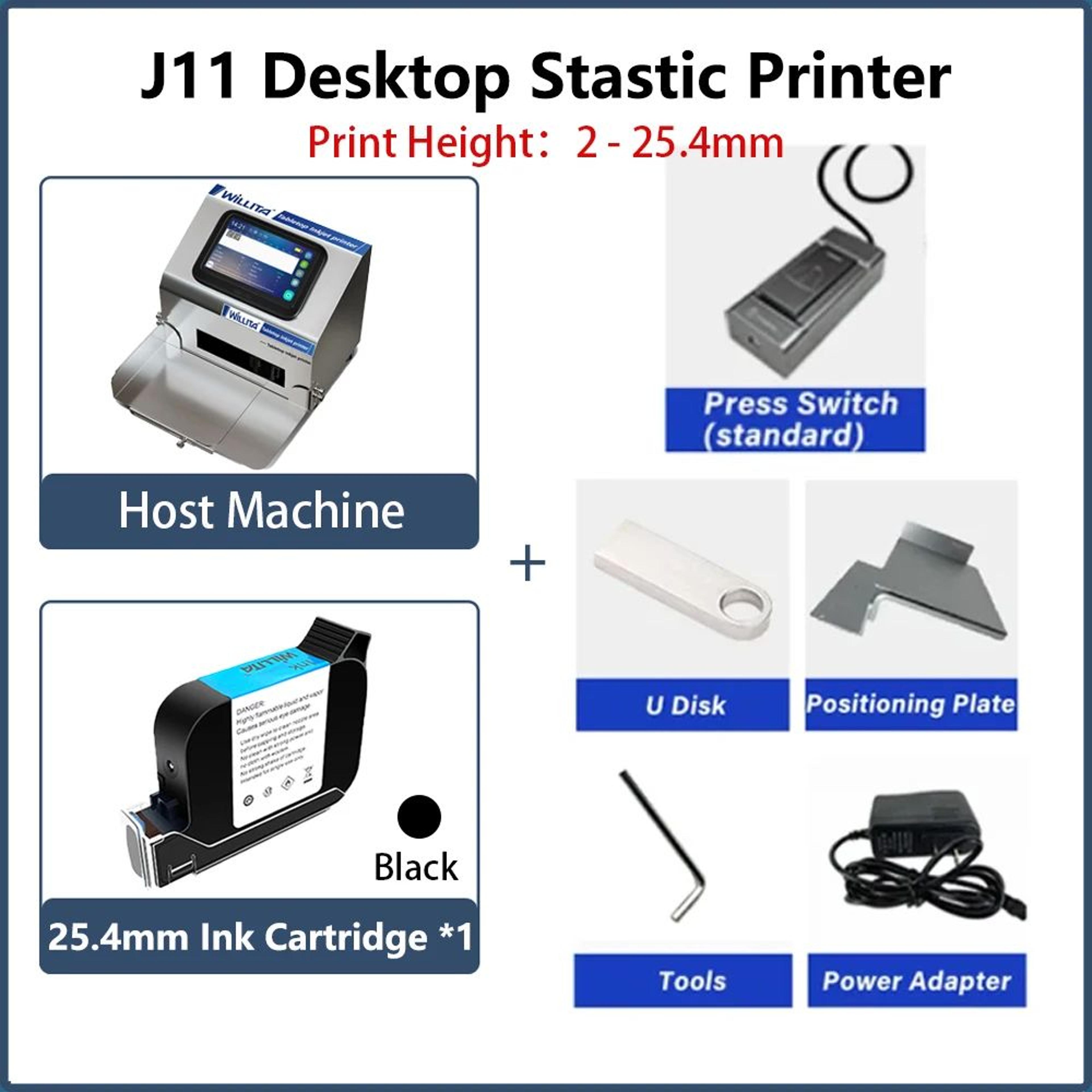 Intelligent Inkjet Printer With 5Inch HD Touch Screen For Barcode And Date Coding 8