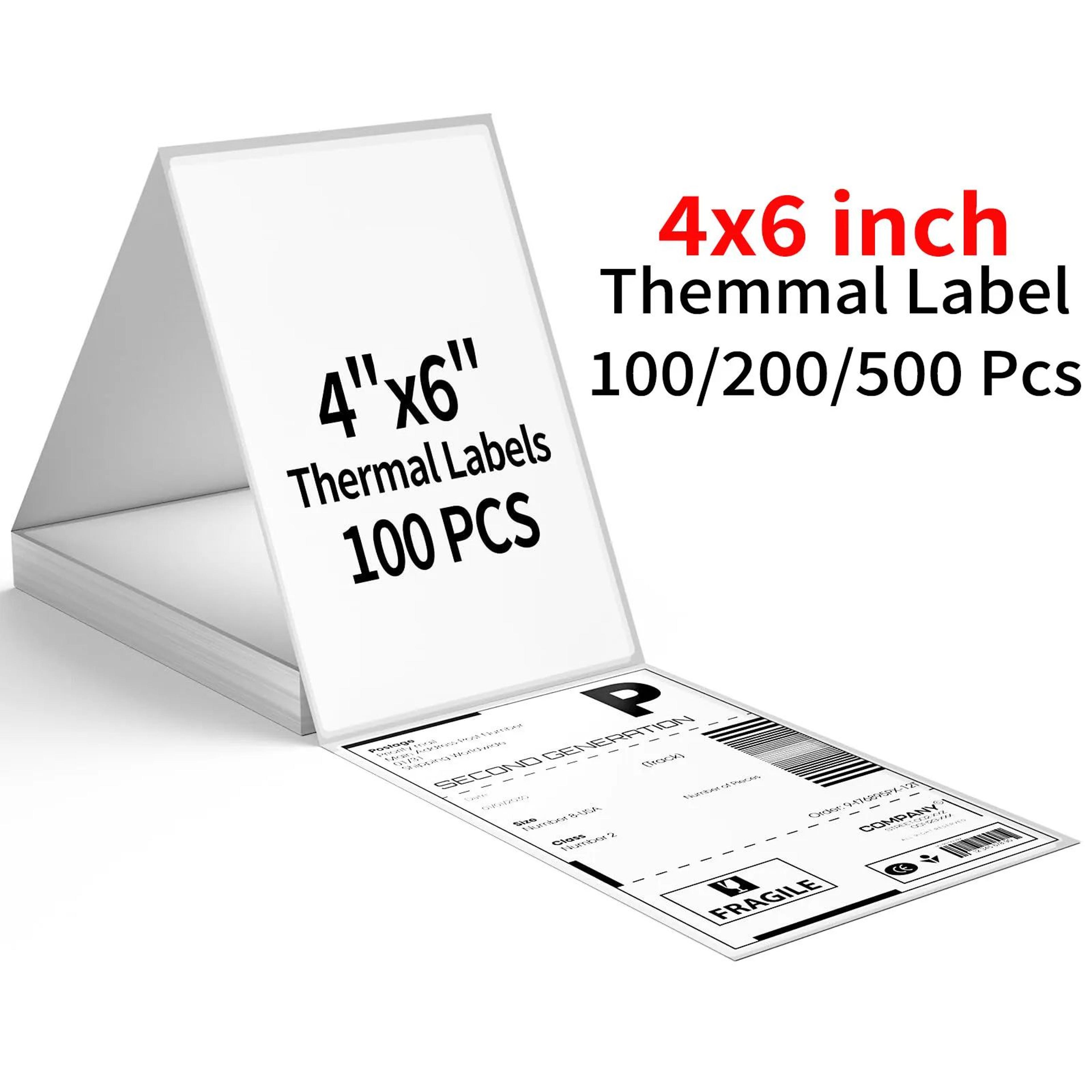 4x6 Inch Thermal Shipping Labels SelfAdhesive Barcode Printer Paper 0