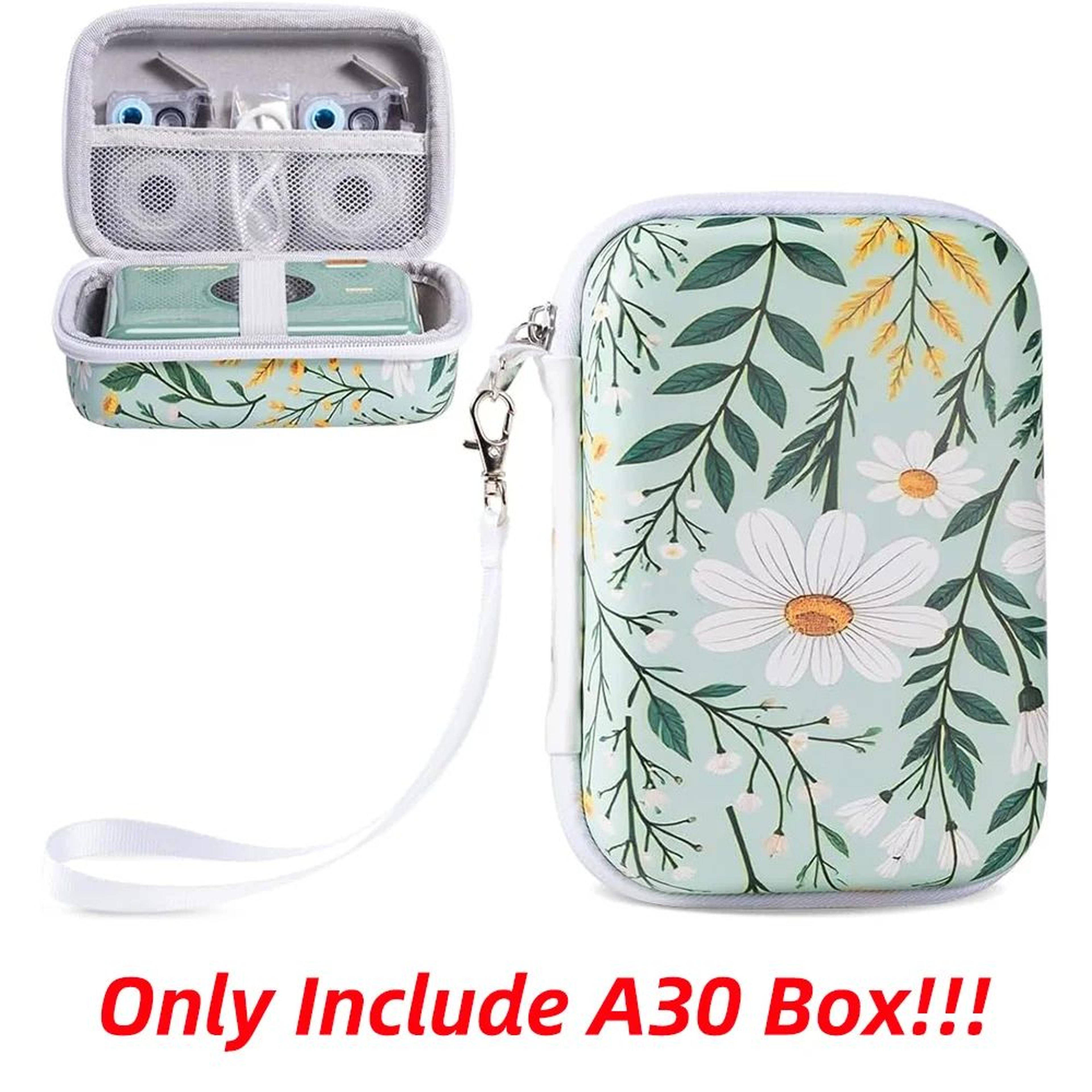 A30 Portable Bluetooth Ribbon Label Printer With Storage Case For DIY Crafts And Gifts 10