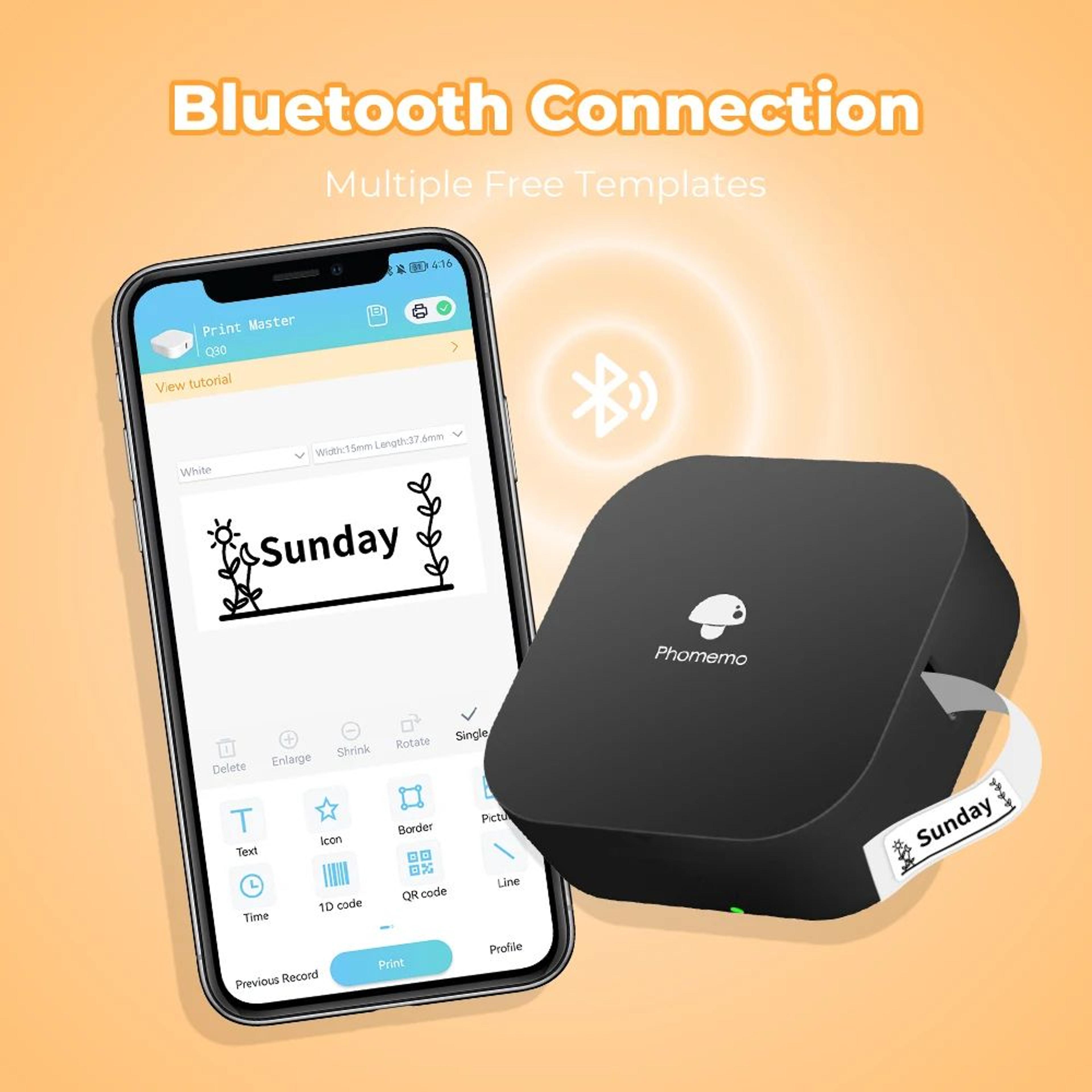 Q30 Mini Wireless Bluetooth Thermal Label Printer For Home And Office Organization 4