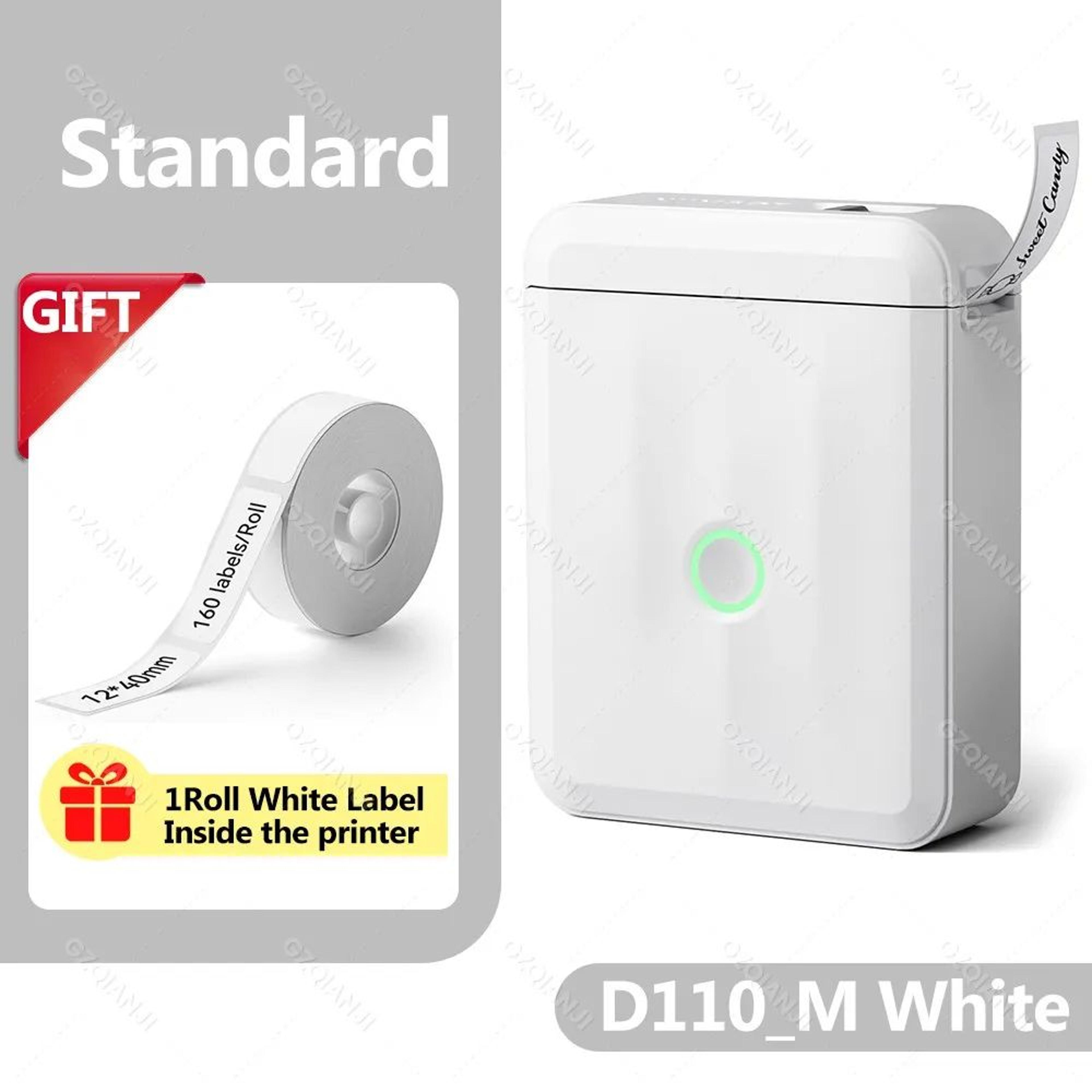 D110 D11H 300DPI Mini Portable Bluetooth Thermal Label Printer For Home And Office 7