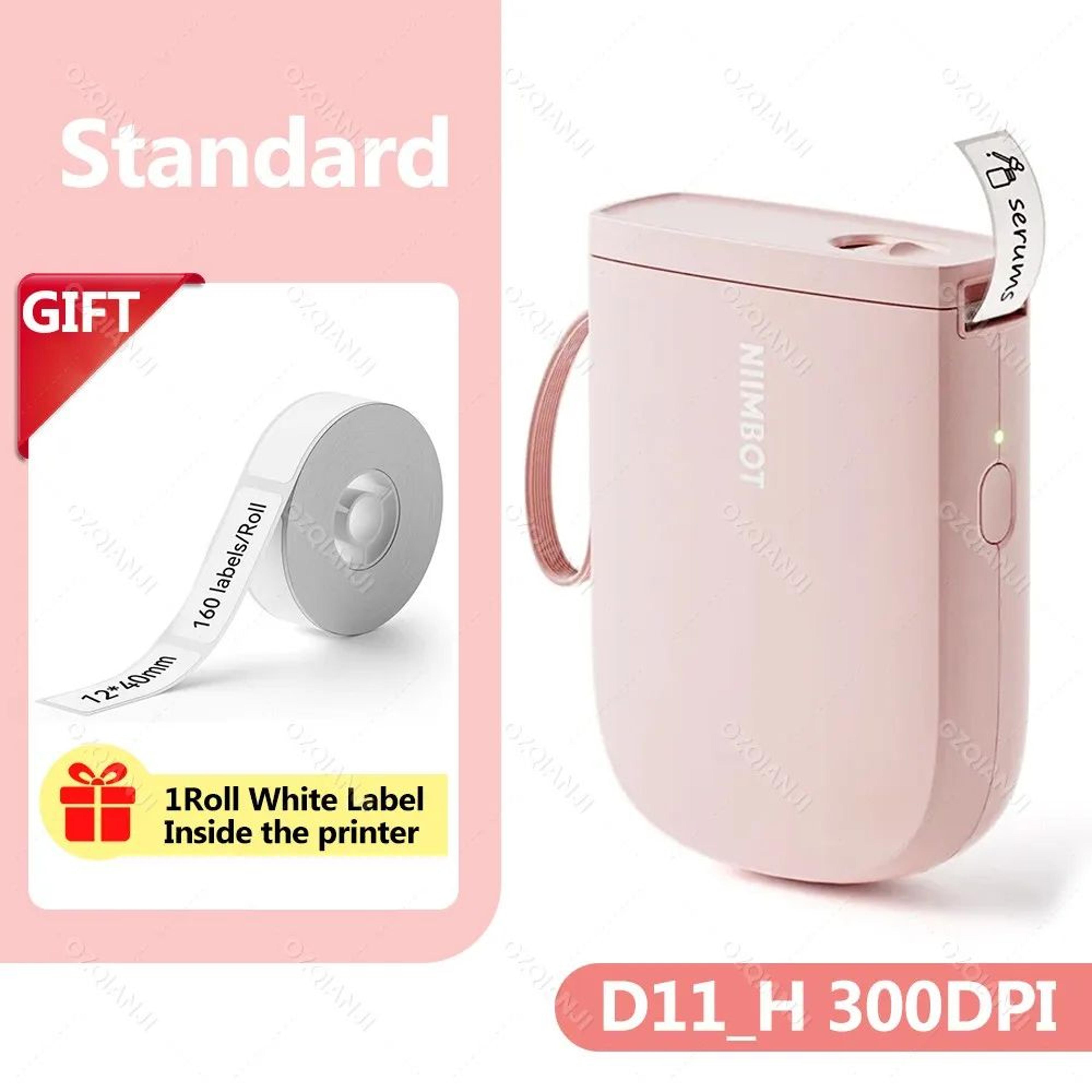 D110 D11H 300DPI Mini Portable Bluetooth Thermal Label Printer For Home And Office 10