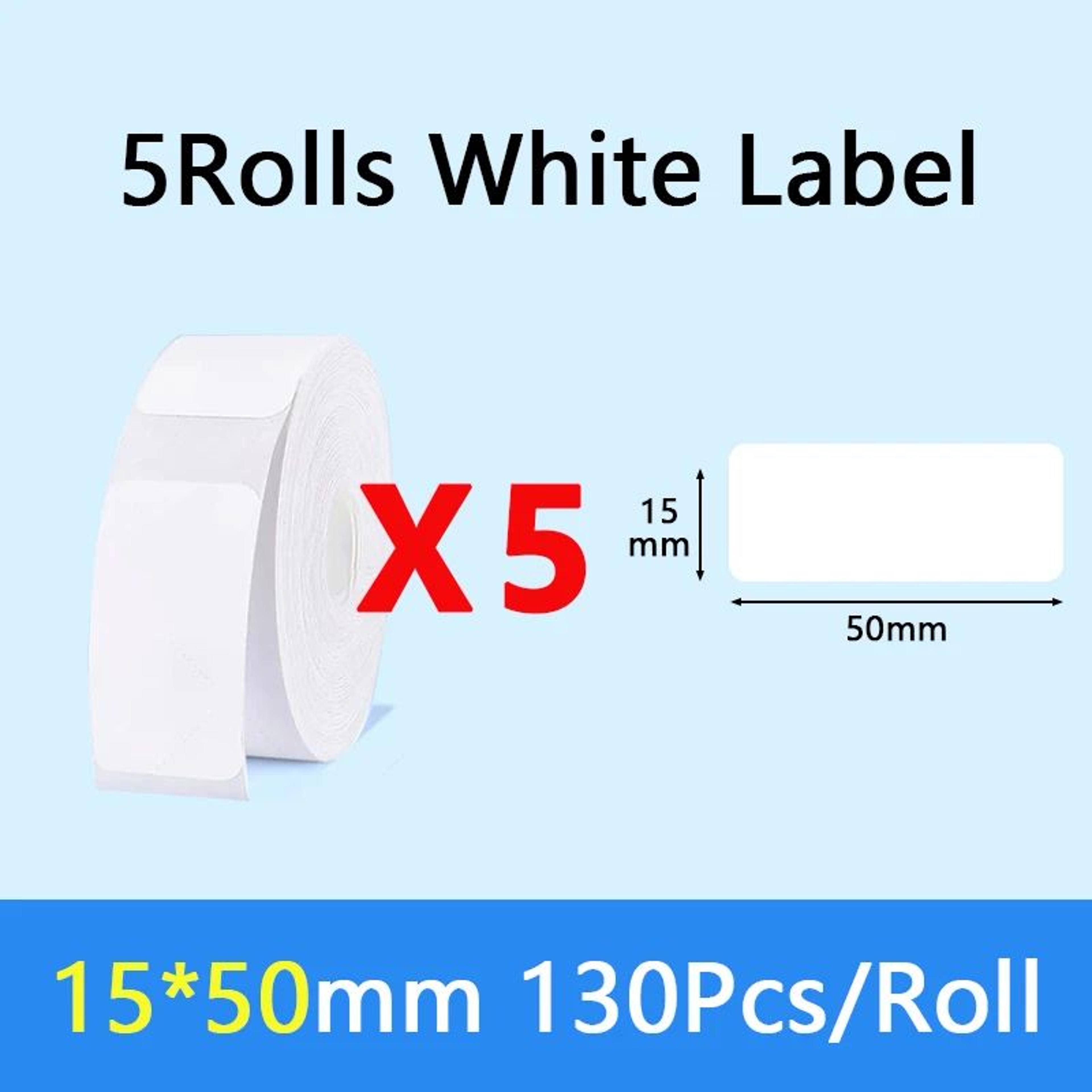 Waterproof Thermal Label Sticker Paper Rolls For D110 D101 D11 Printers 7