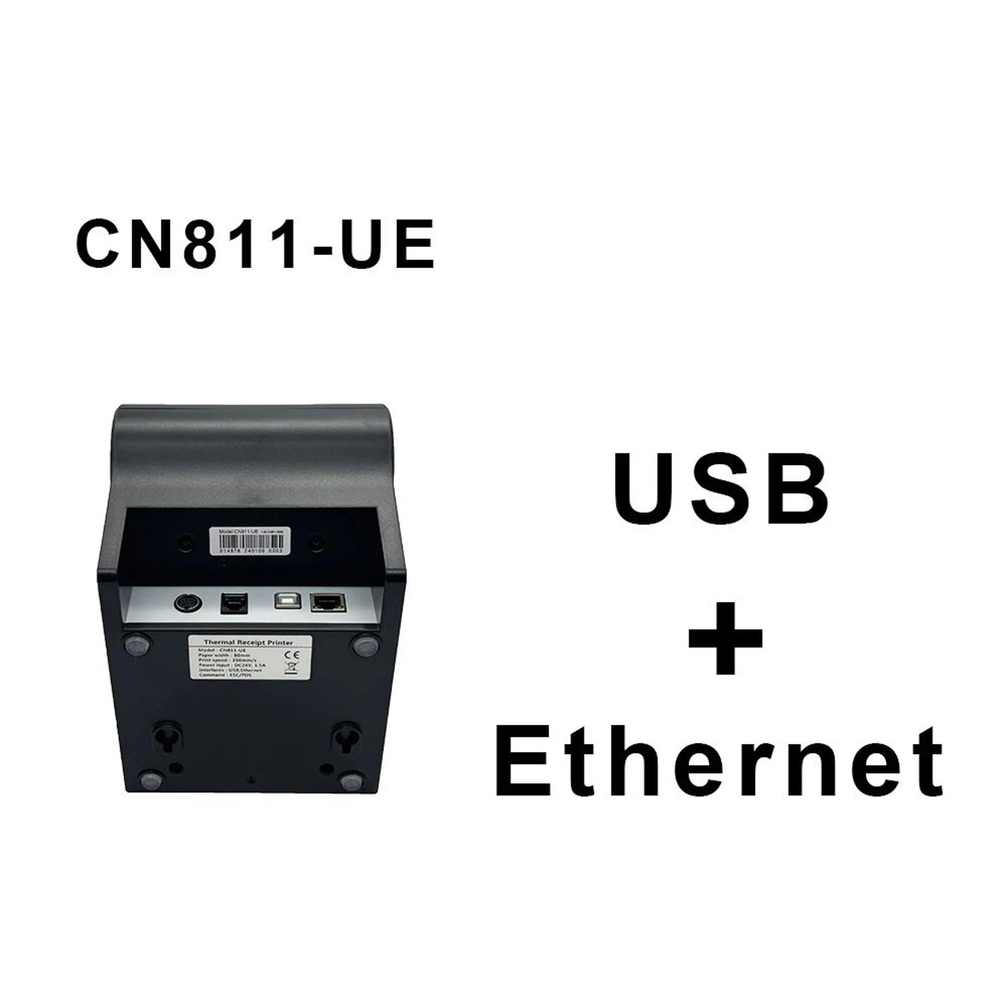 80mm Thermal POS Receipt Printer With Auto Cutter Bluetooth USB And WiFi 8