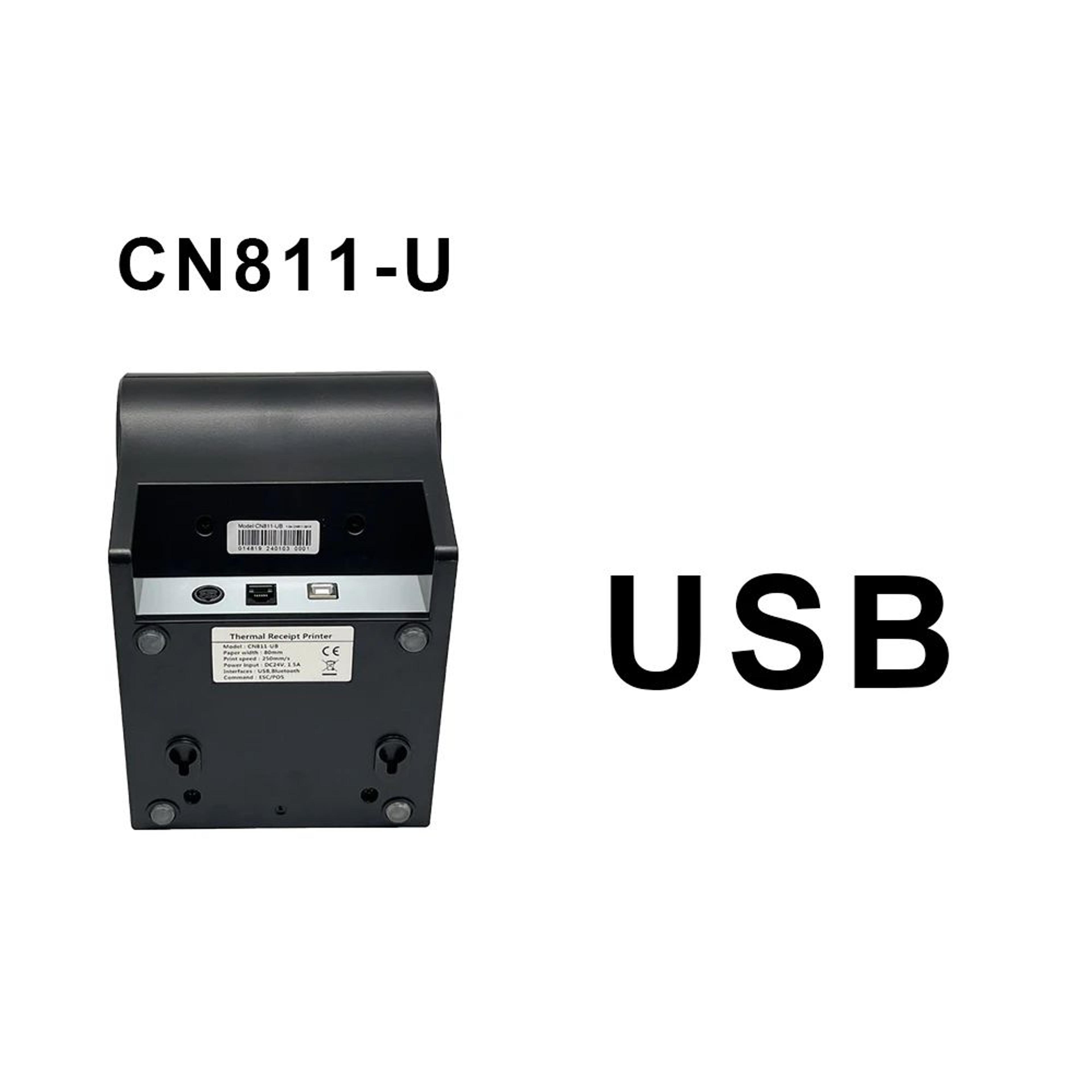 80mm Thermal POS Receipt Printer With Auto Cutter Bluetooth USB And WiFi 10