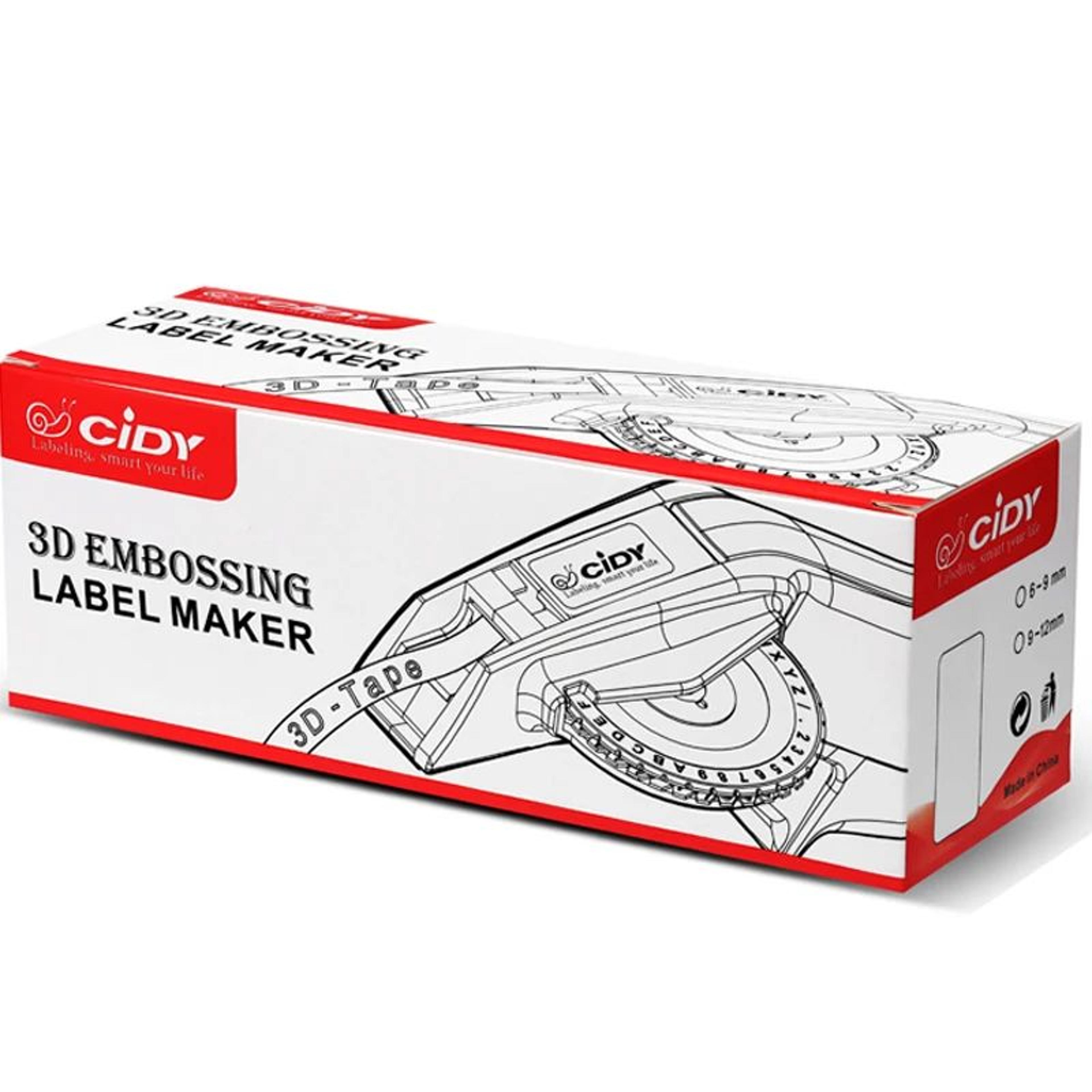 Manual Embossing Label Maker With 6mm And 9mm Tape Compatibility 4