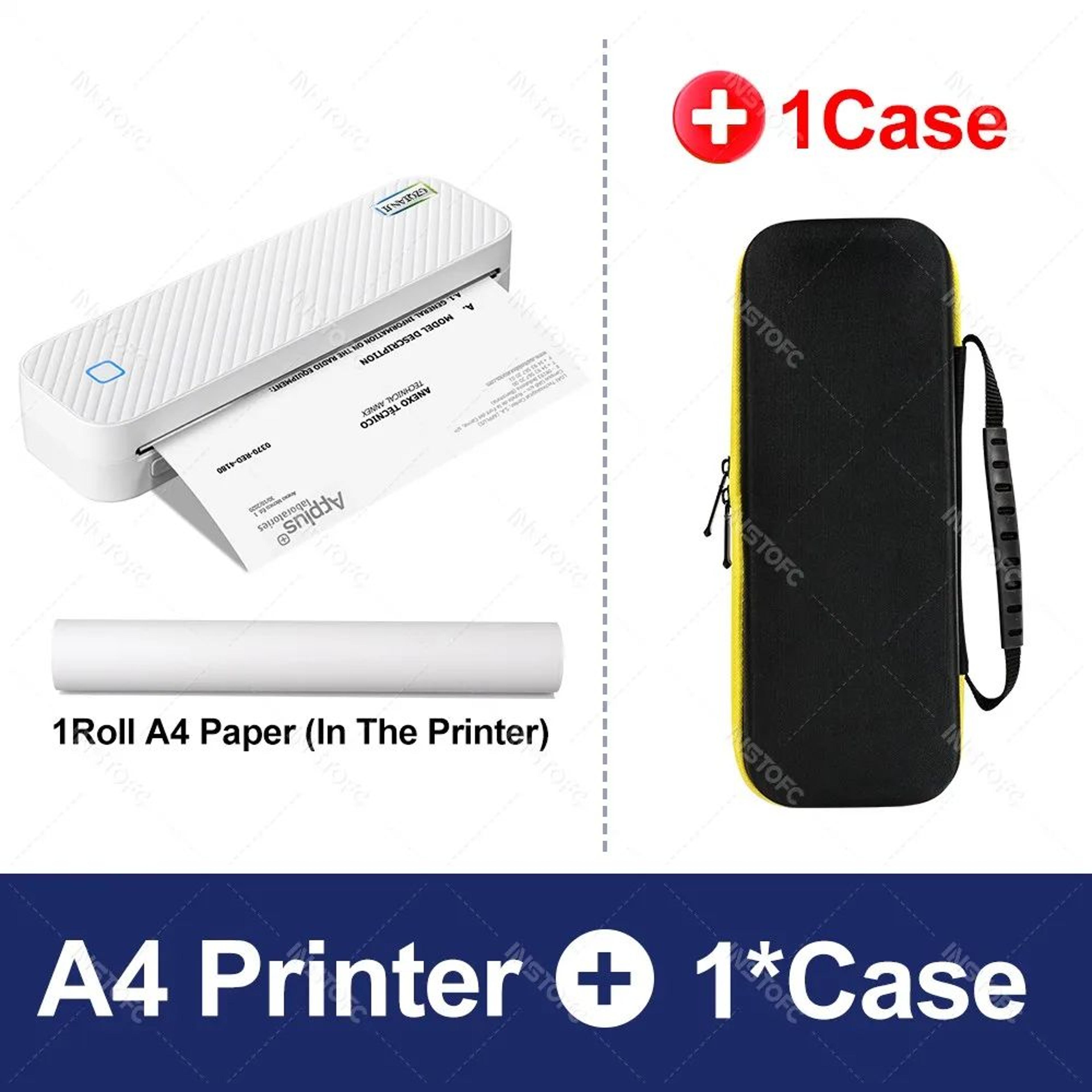 Mini A4 Portable Bluetooth Thermal Printer For Wireless Inkless Document Printing 6