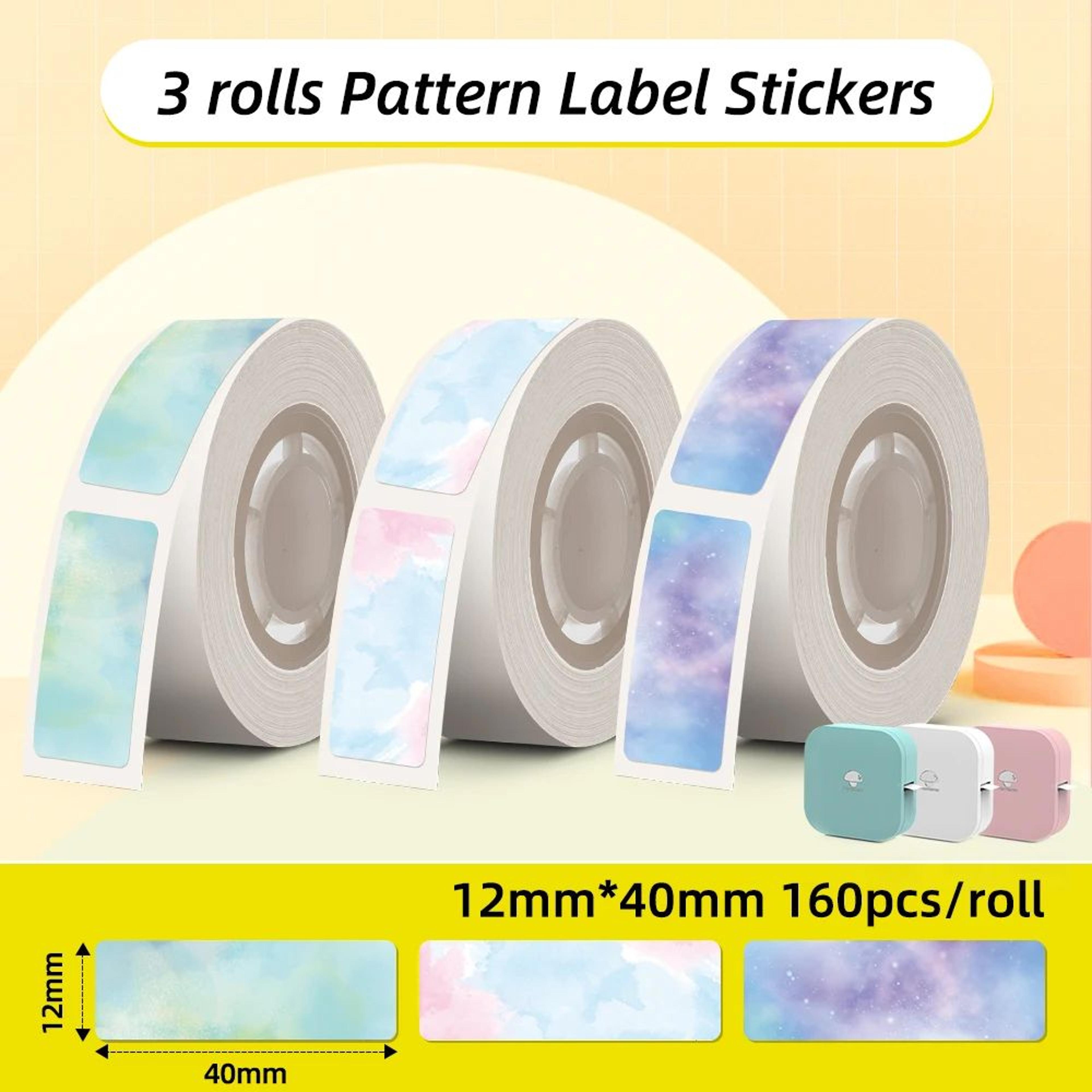3 Rolls White SelfAdhesive Thermal Label Paper Replacement Sticker Tape For Q30 Label Printer 14