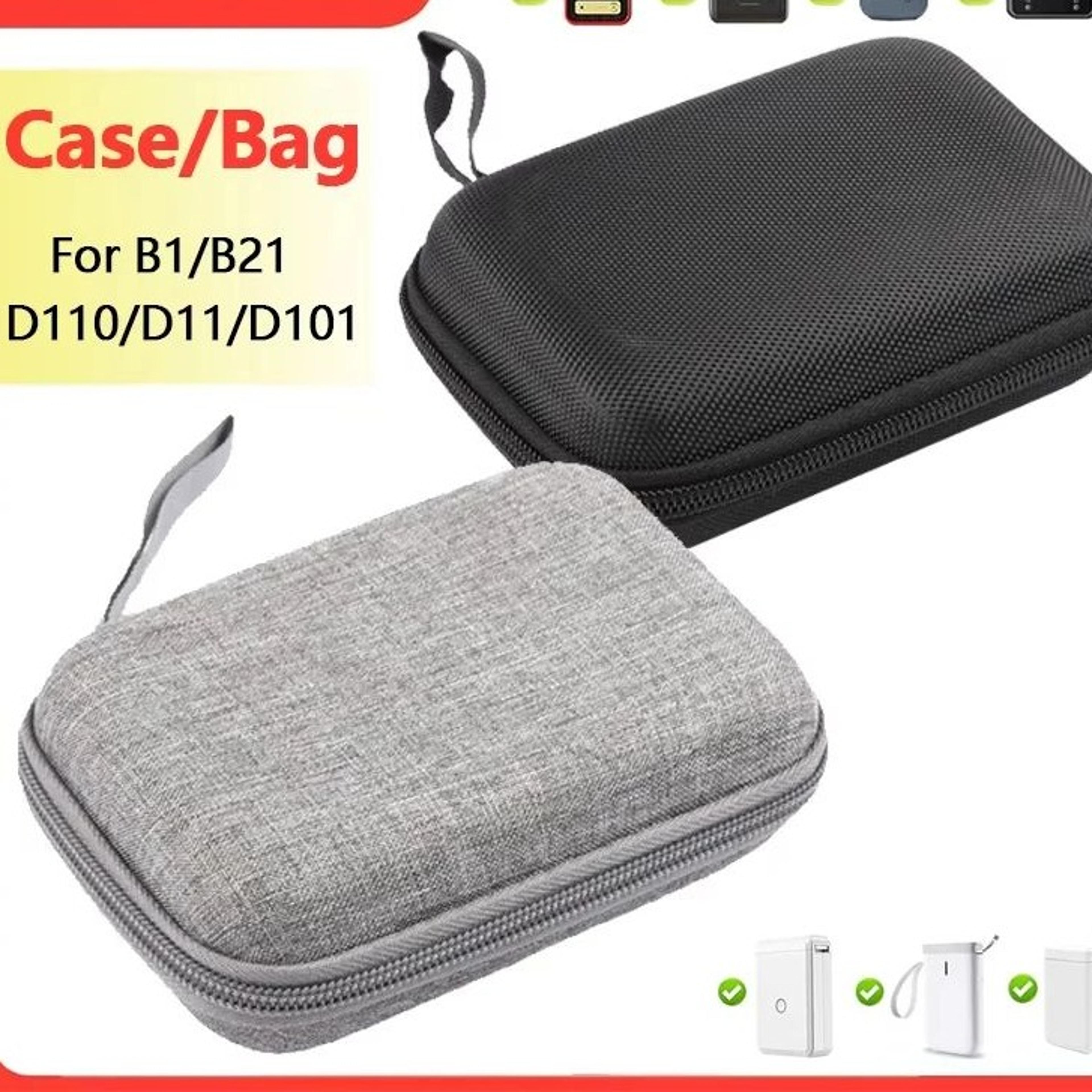 portable thermal label printer protective storage case