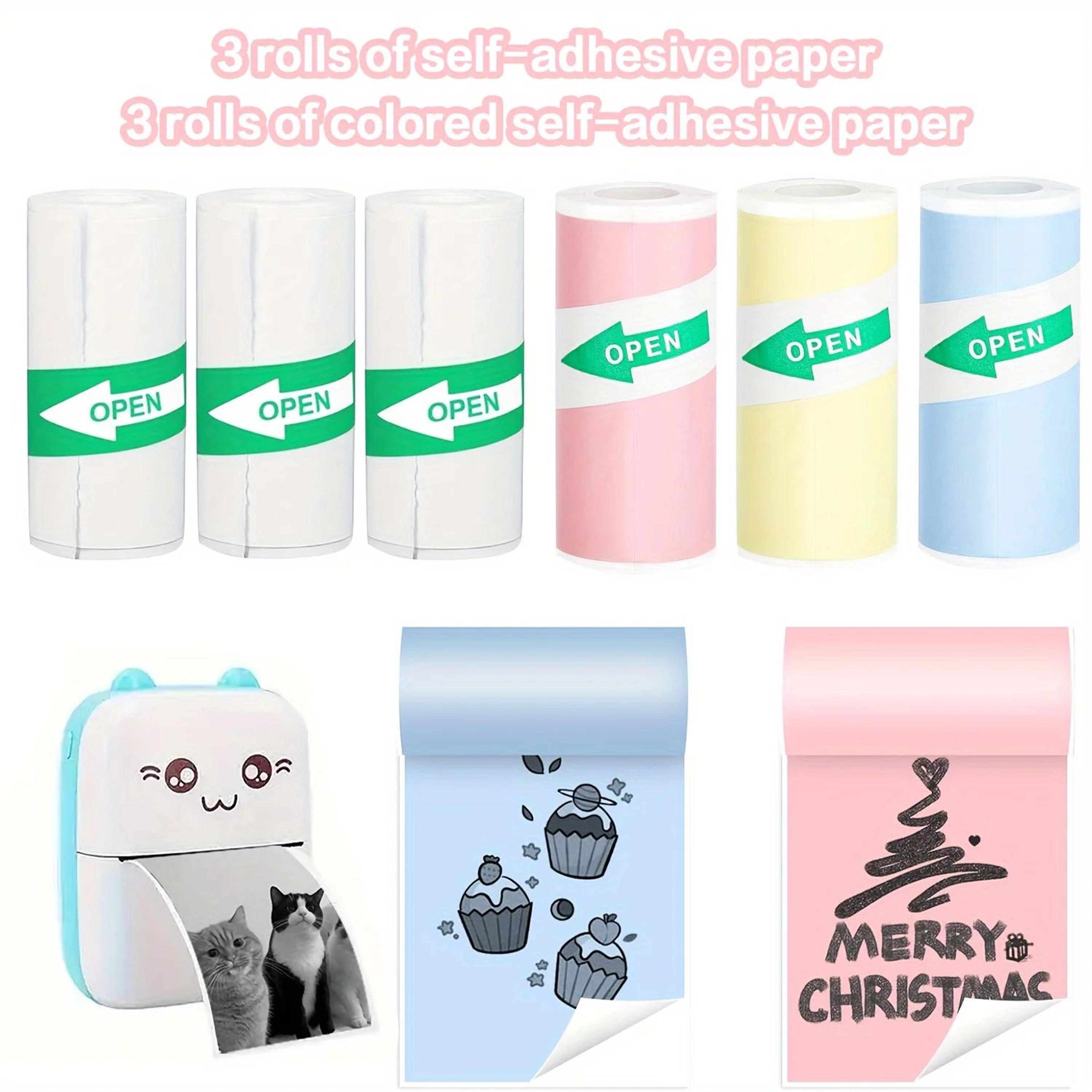 57mm SelfAdhesive Thermal Sticker Paper For Mini Printers And DIY Crafts 4
