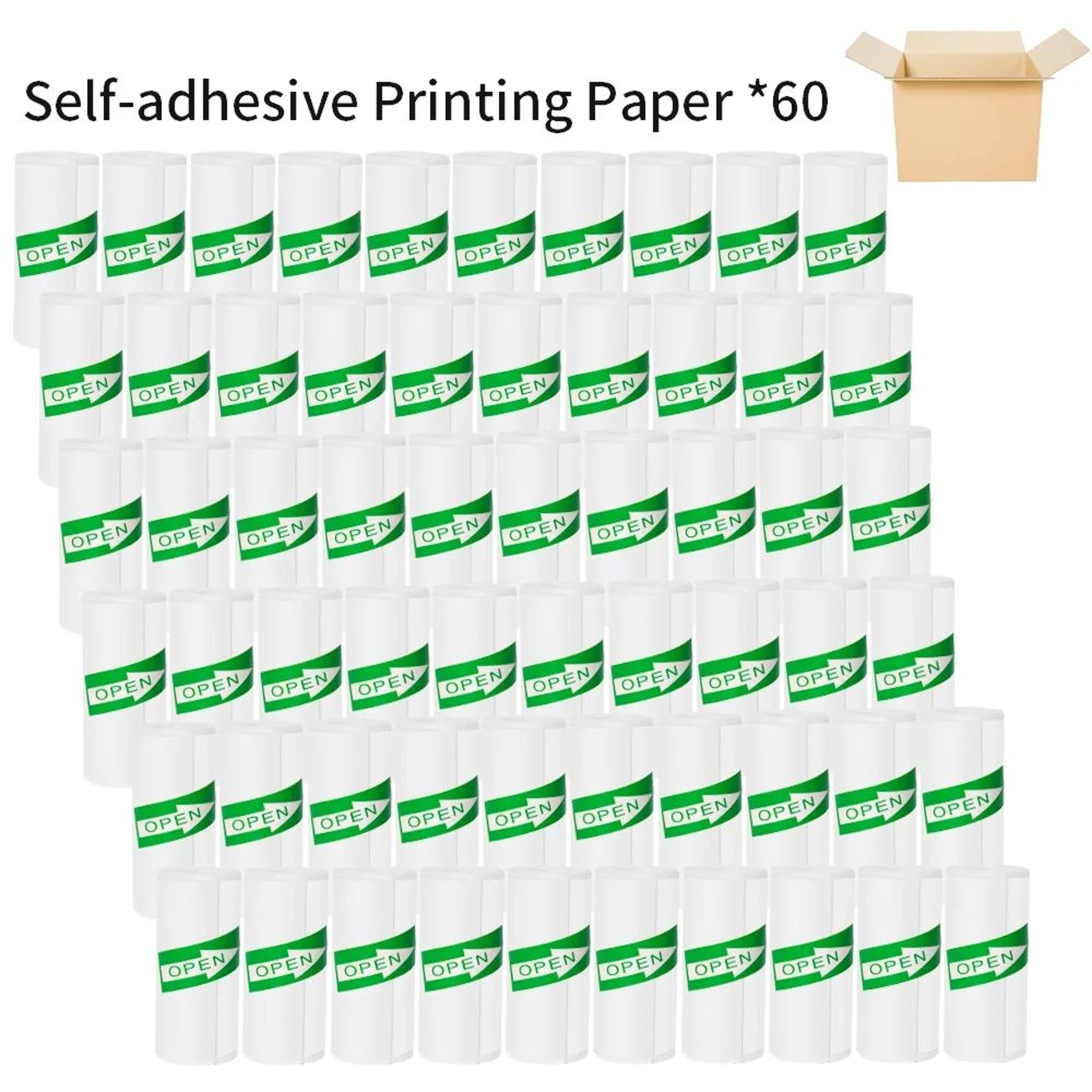 57mm SelfAdhesive Thermal Sticker Paper For Mini Printers And DIY Crafts 17
