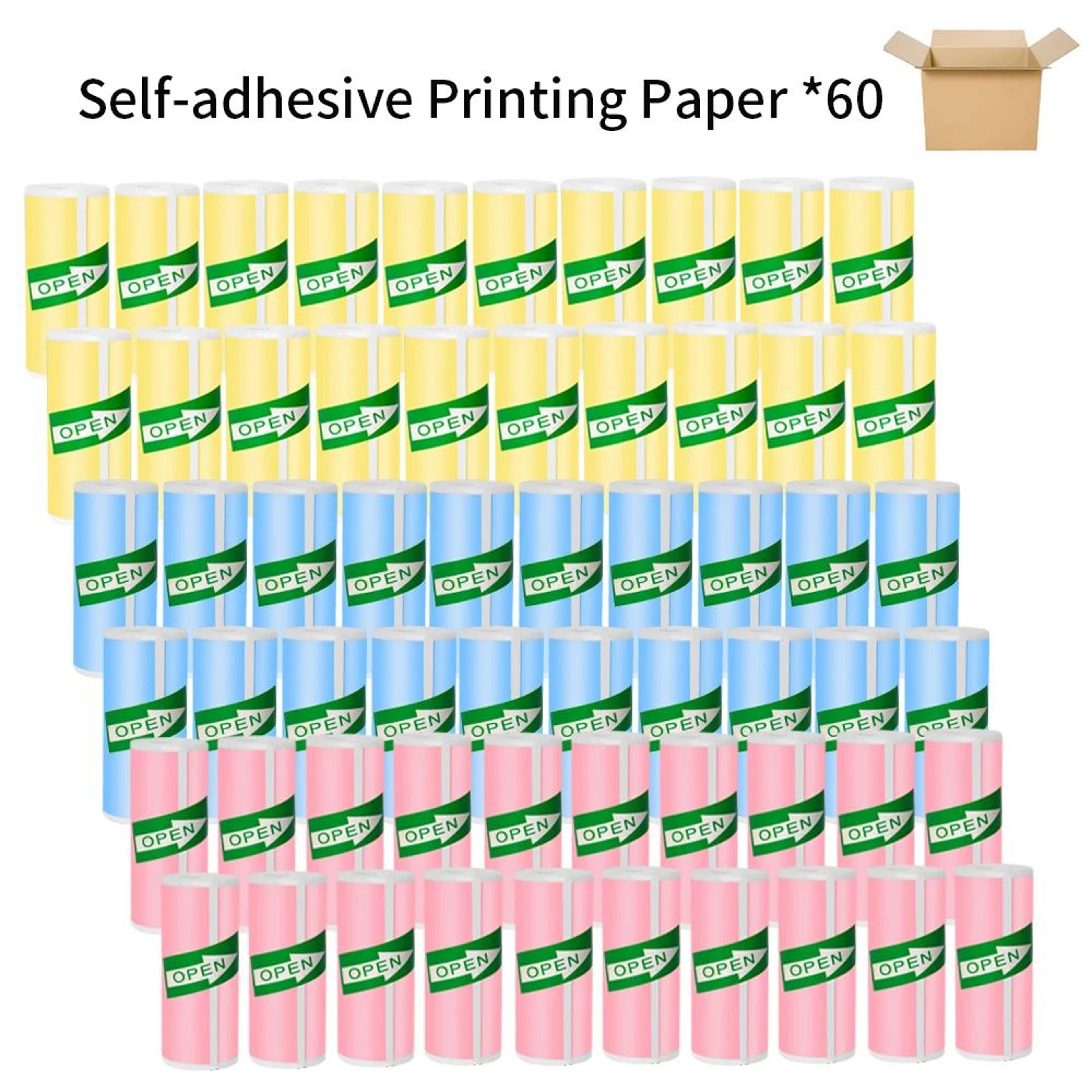 57mm SelfAdhesive Thermal Sticker Paper For Mini Printers And DIY Crafts 13