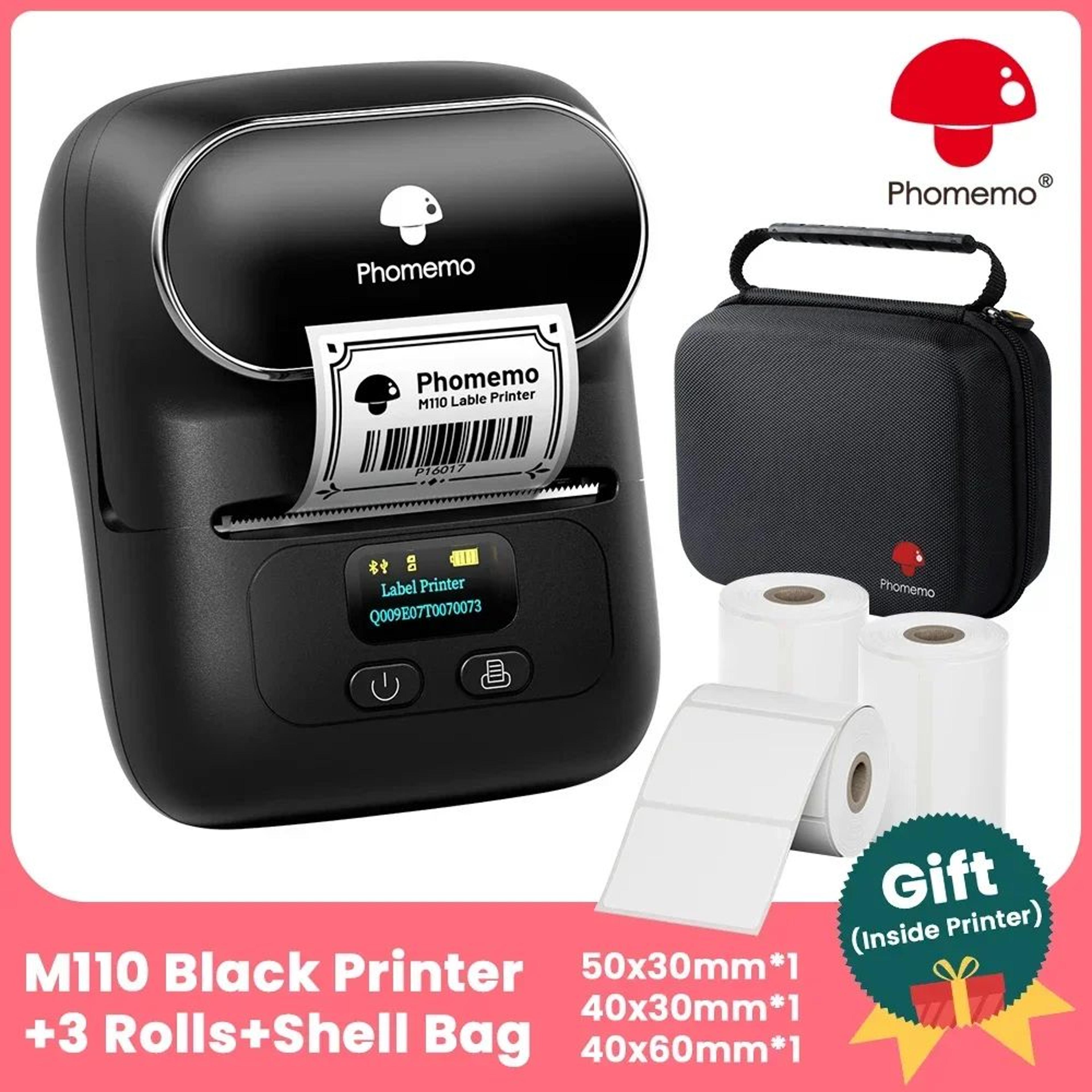 M110 Portable Bluetooth Thermal Label Printer For Barcode And Business Labeling 10