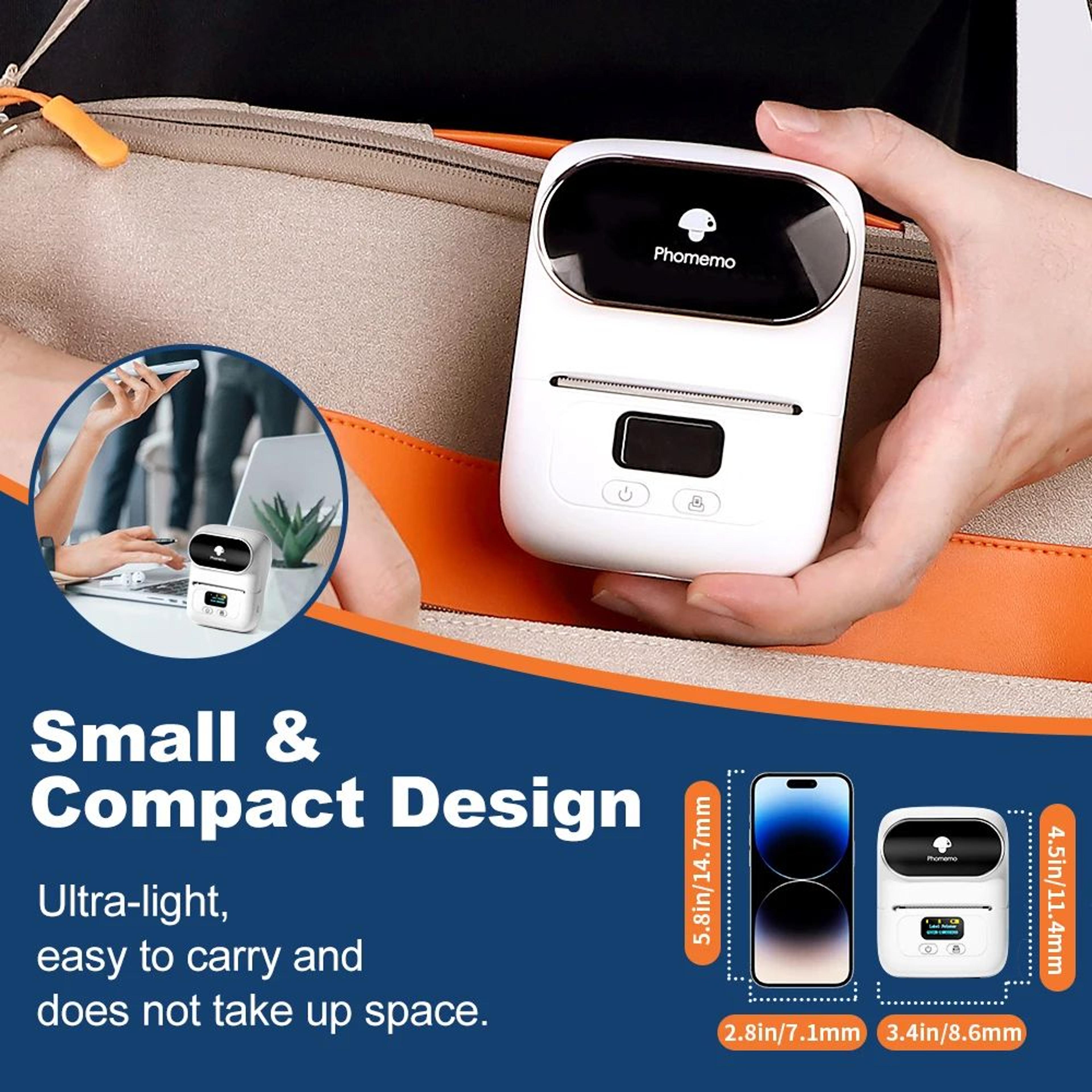 Portable Bluetooth Thermal Label Printer For Barcode Address And Business Labels 5
