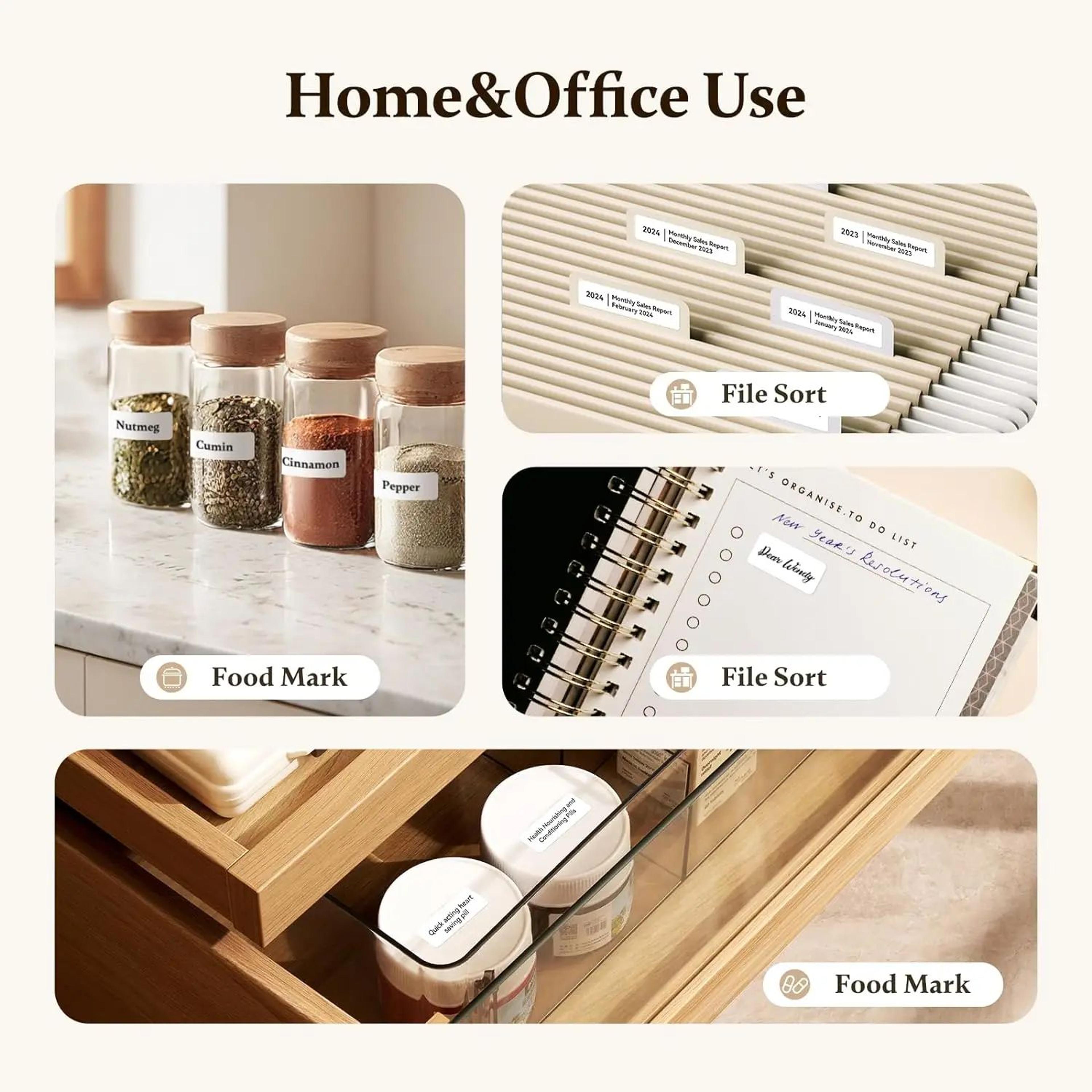 300 DPI Bluetooth Thermal Label Printer Portable Wireless Sticker Maker 2