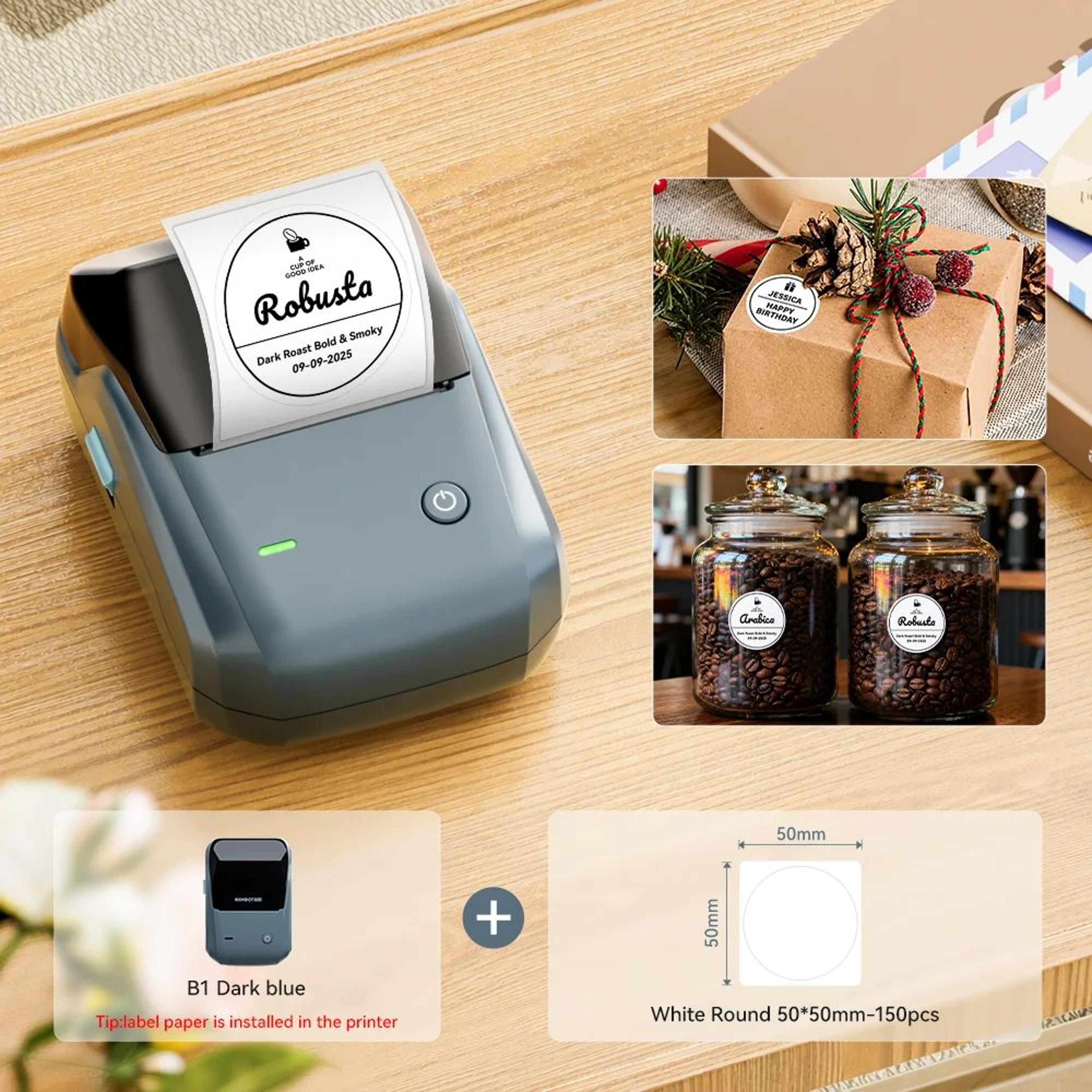B1 Wireless Bluetooth Thermal Label Printer For Home And Office Organization 13