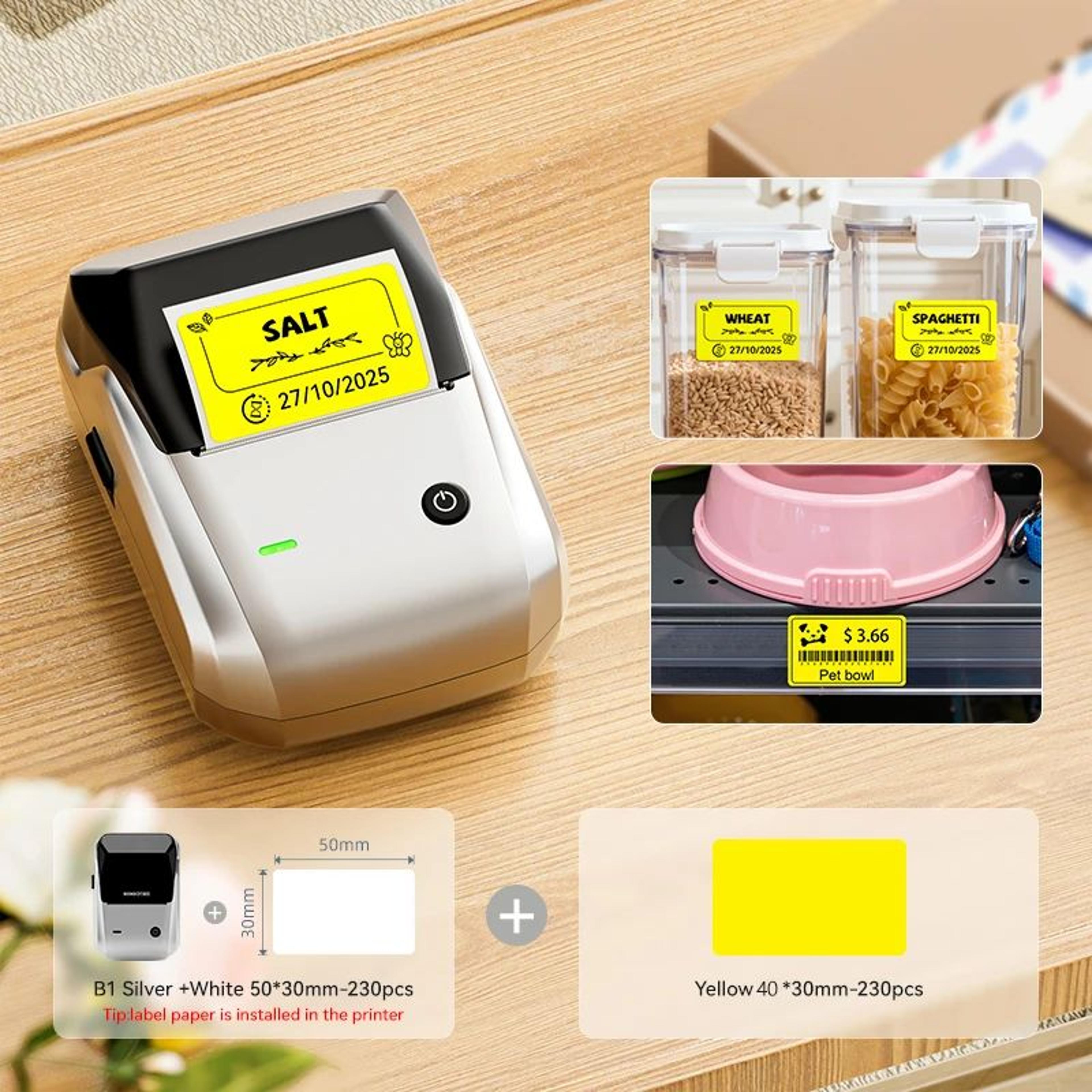 B1 Wireless Bluetooth Thermal Label Printer For Home And Office Organization 15