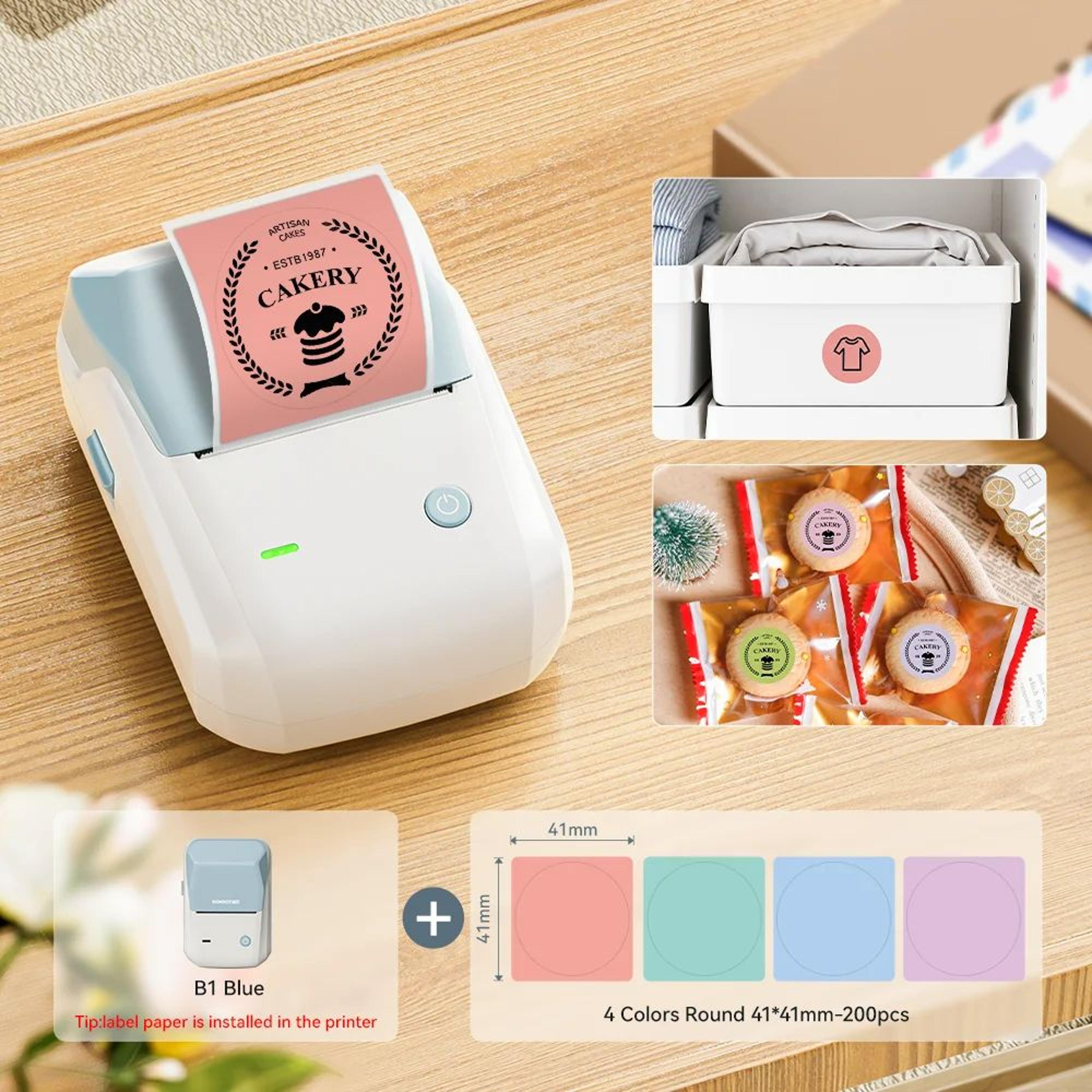 B1 Wireless Bluetooth Thermal Label Printer For Home And Office Organization 21