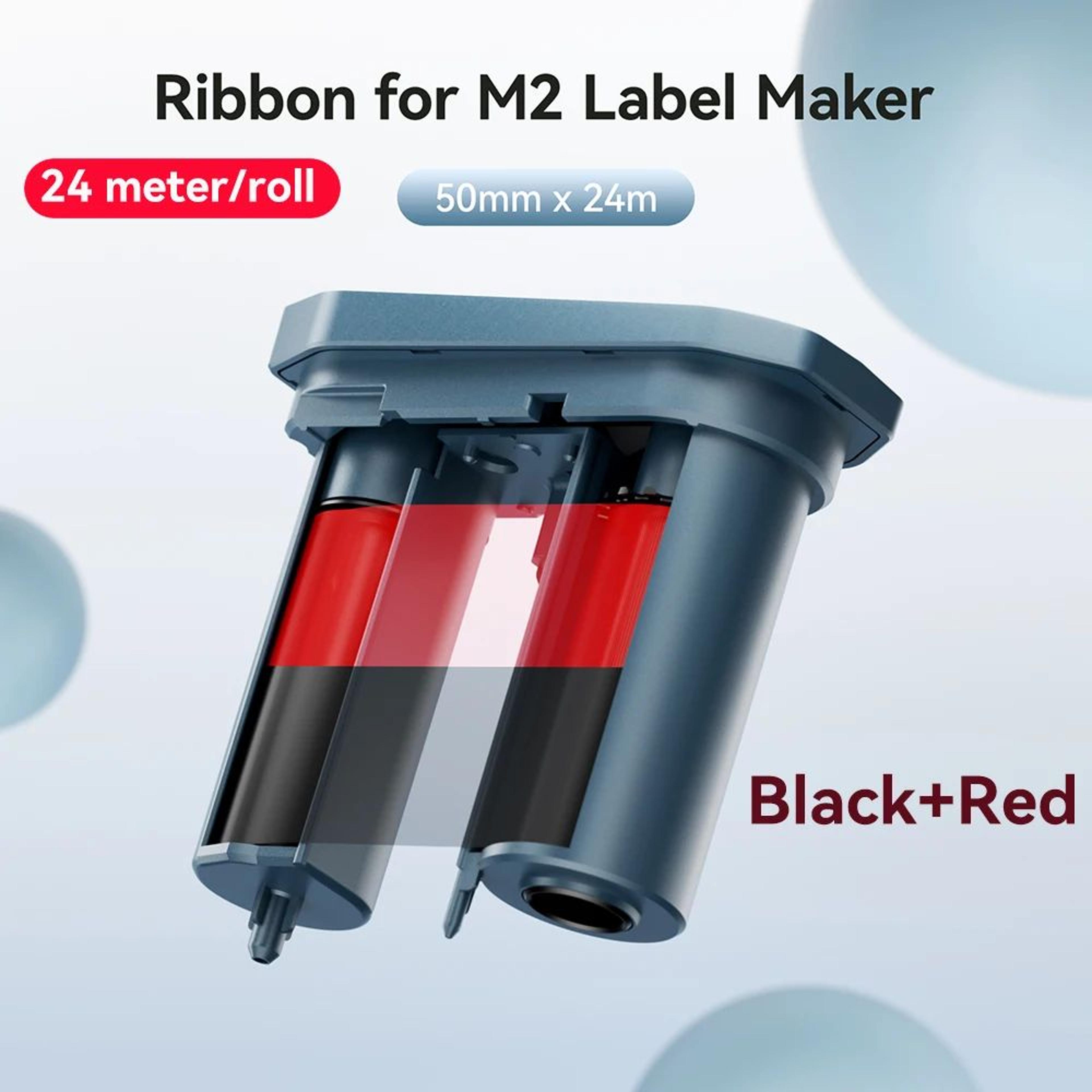 Thermal Transfer Label Paper And Ribbon For M2 Printer  Waterproof LongLasting Stickers 6