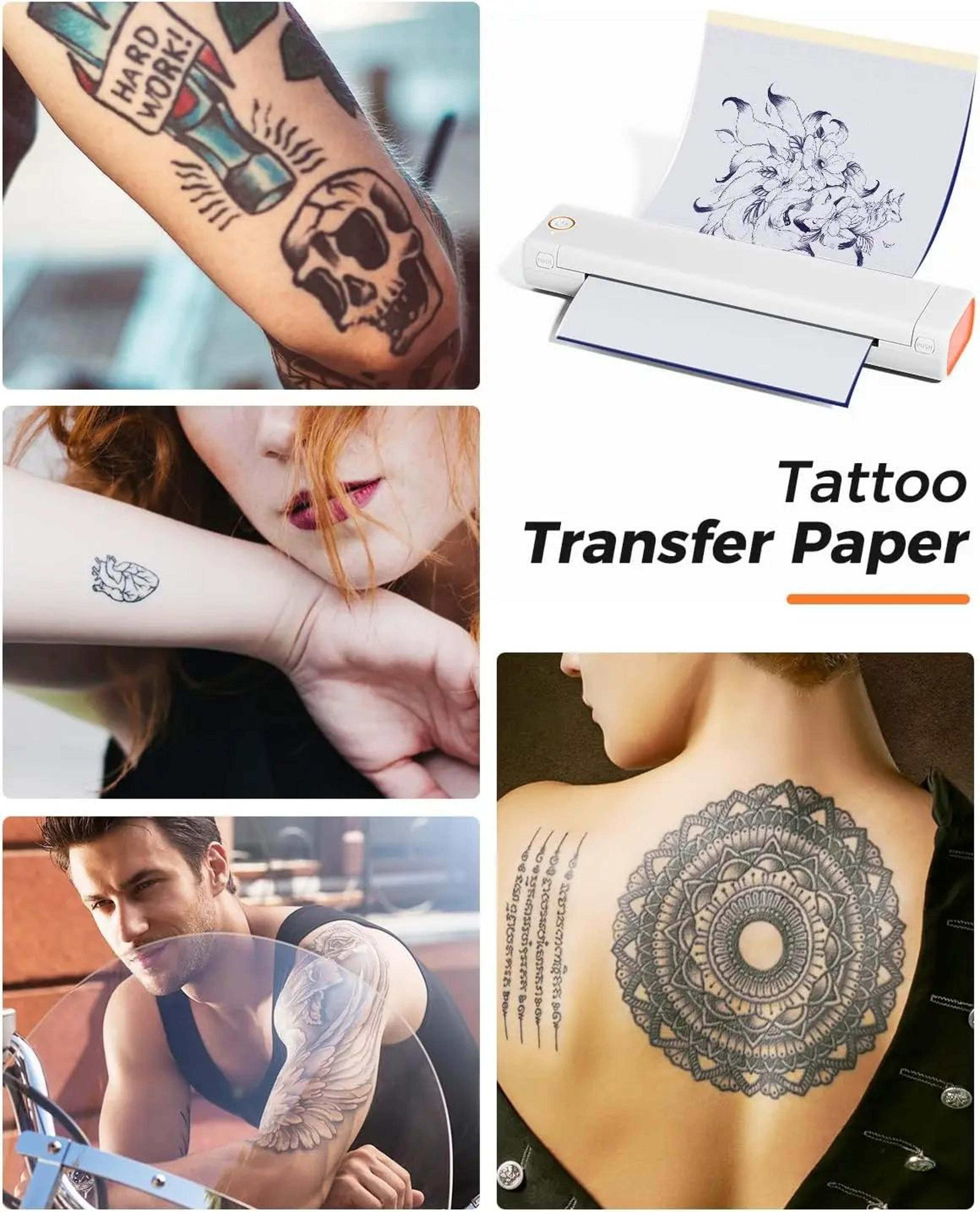 Wireless Tattoo Stencil Printer Portable Thermal Transfer Machine For Smartphone And PC 4