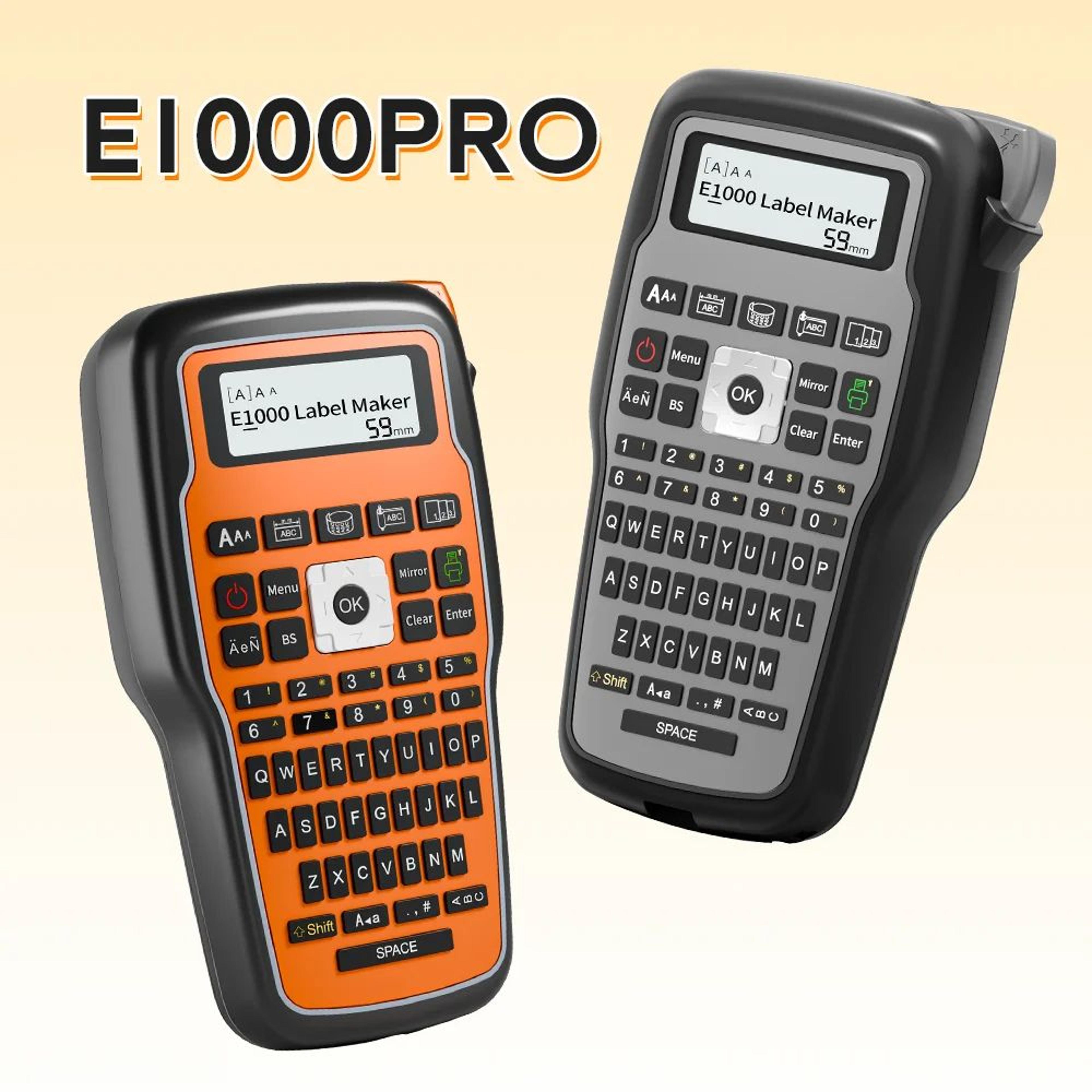 Portable 203 DPI Handheld Label Printer With 612mm Tape Compatibility 0