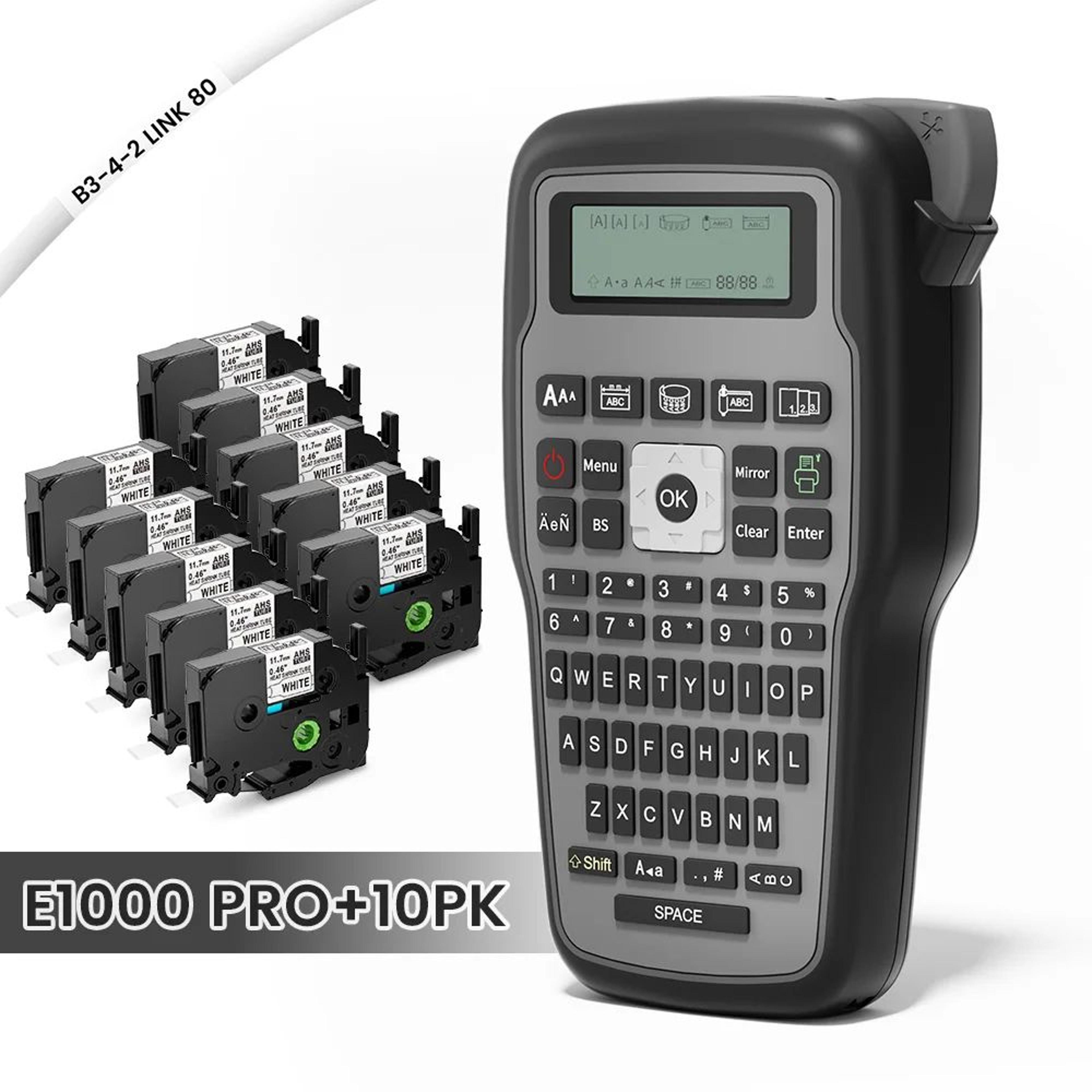 Portable 203 DPI Handheld Label Printer With 612mm Tape Compatibility 8