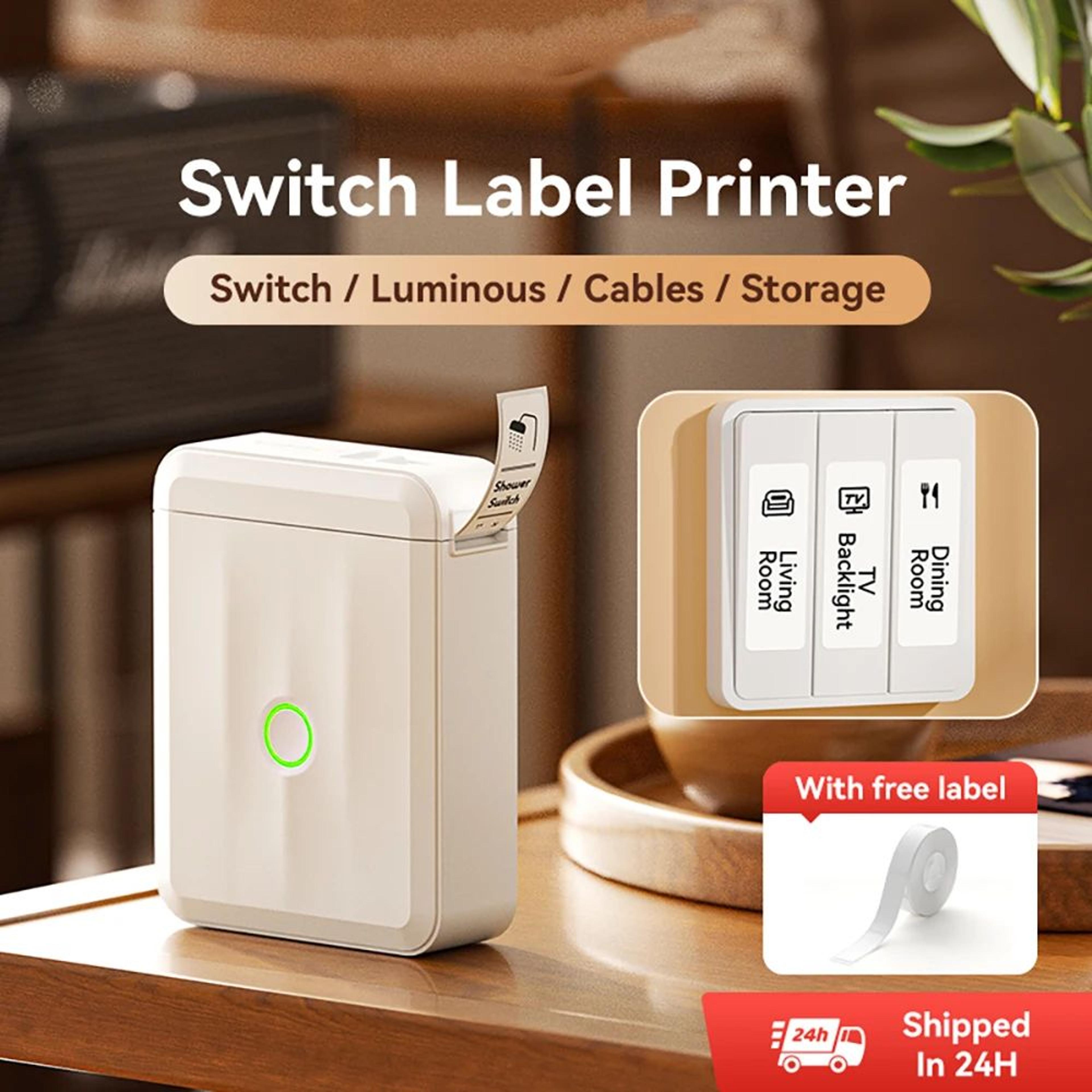 Mini Portable Wireless Thermal Label Printer With Bluetooth And Inkless Sticker Printing 5