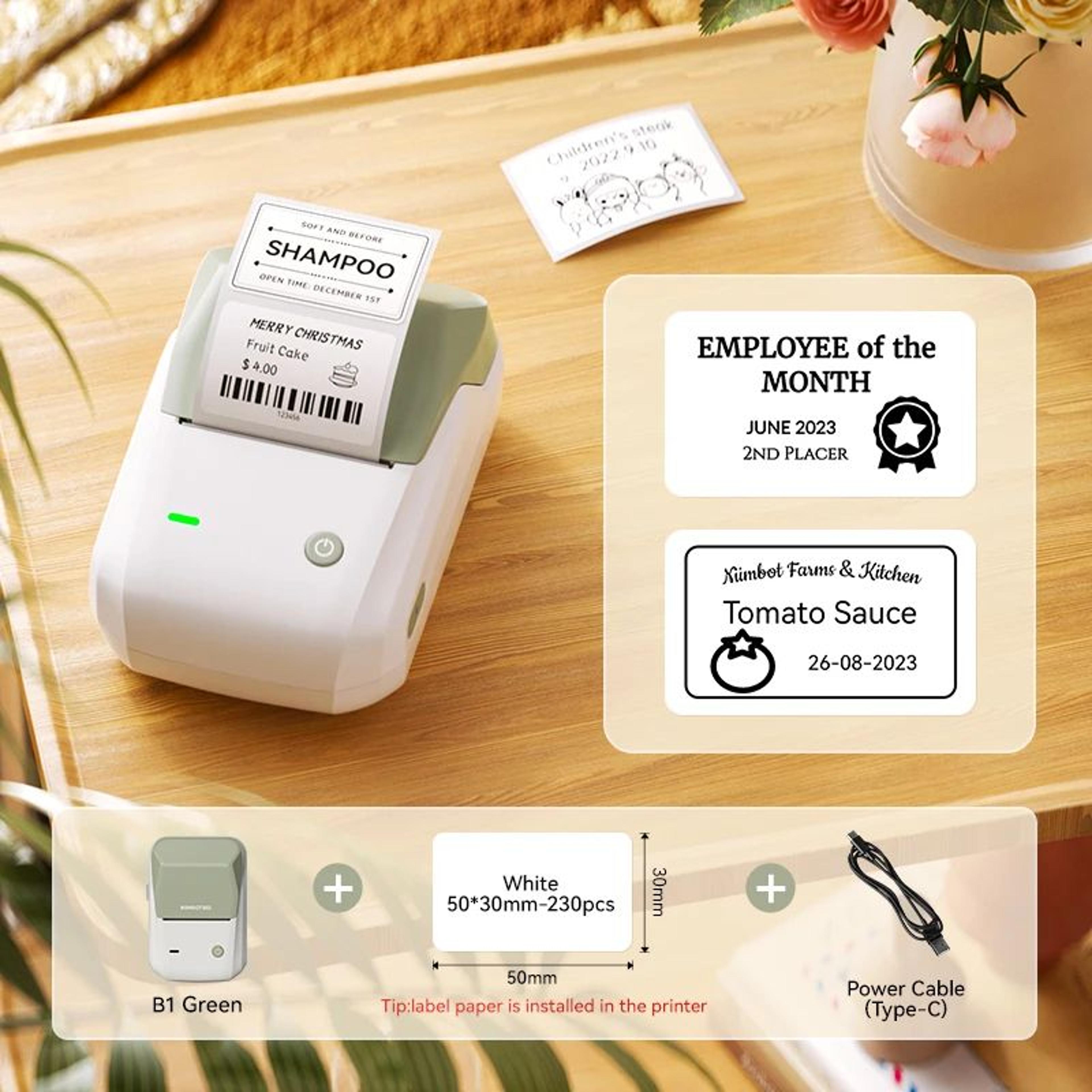 Portable Wireless Thermal Label Maker For Home And Office Organization 8