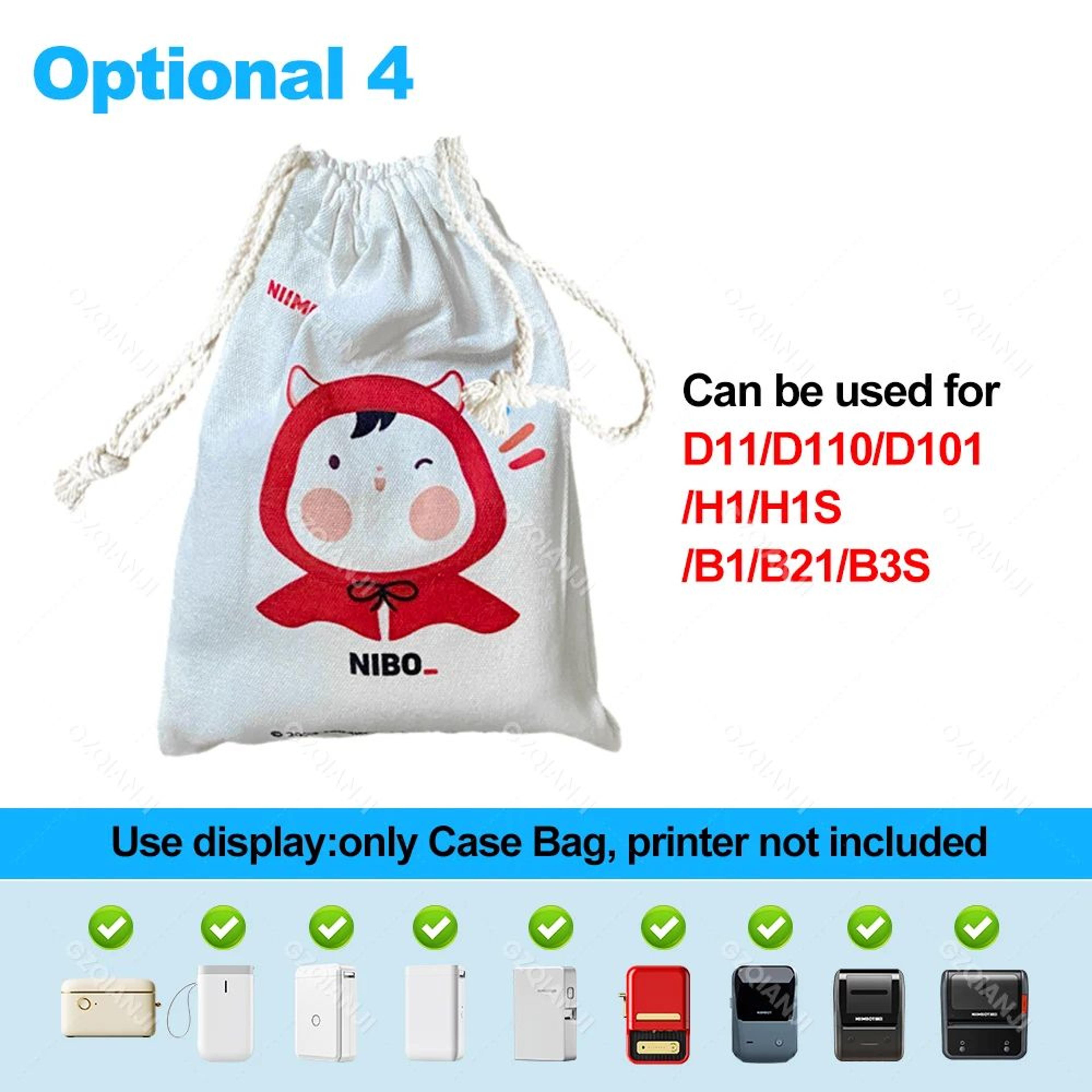 Portable Thermal Label Printer Protective Storage Case For Travel And Organization 6