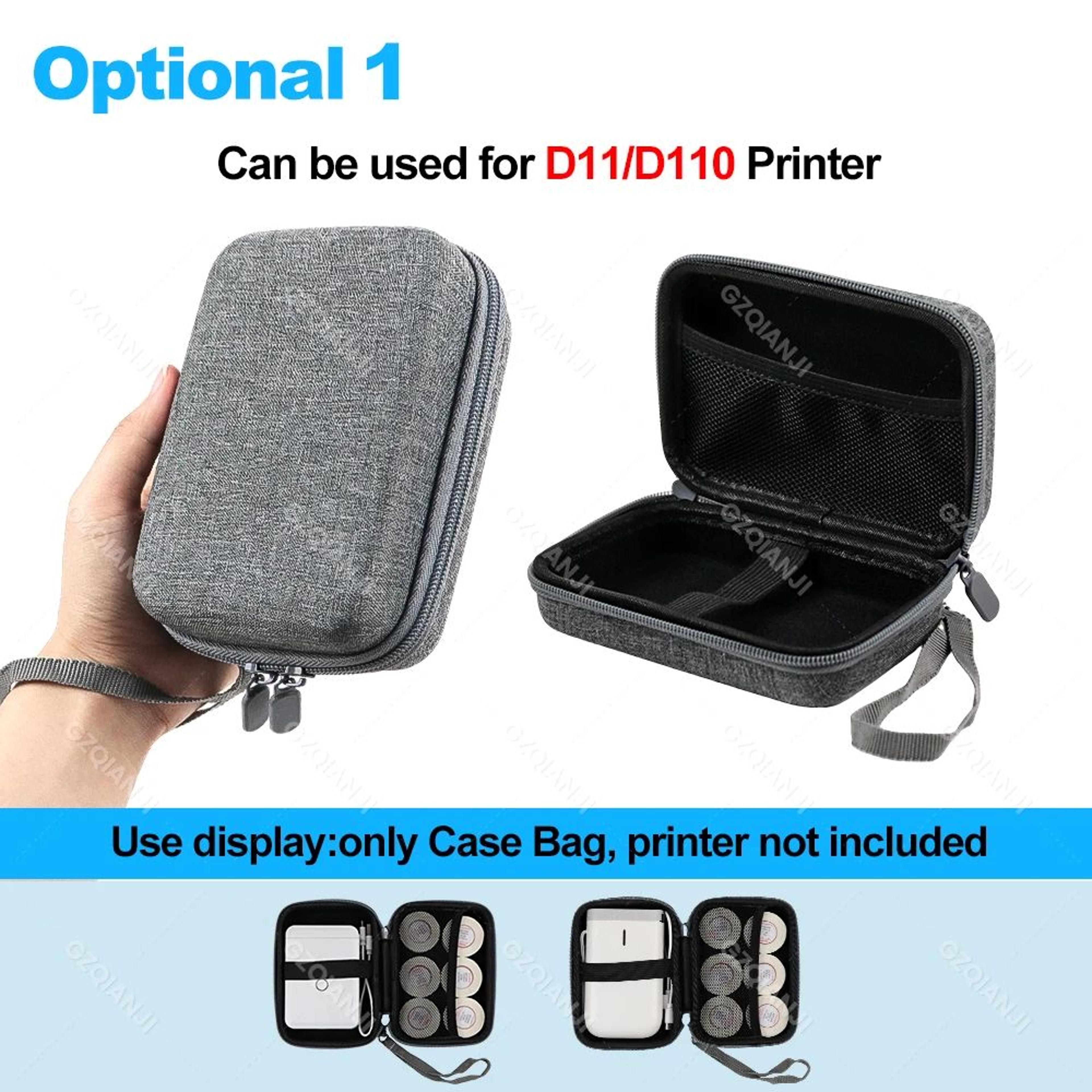 Portable Thermal Label Printer Protective Storage Case For Travel And Organization 7