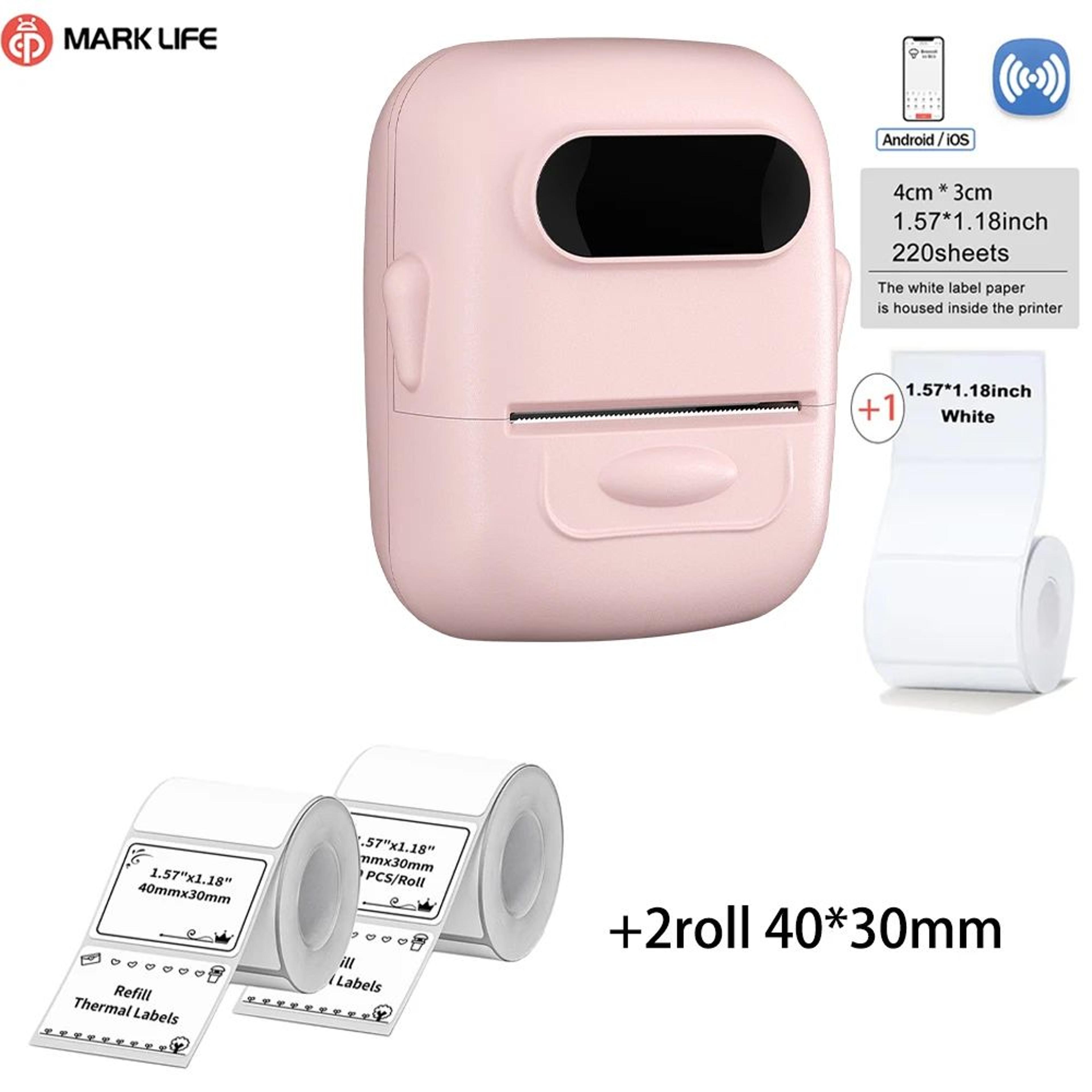 Portable Thermal Label Printer For Custom Stickers Home Organization And Business 14