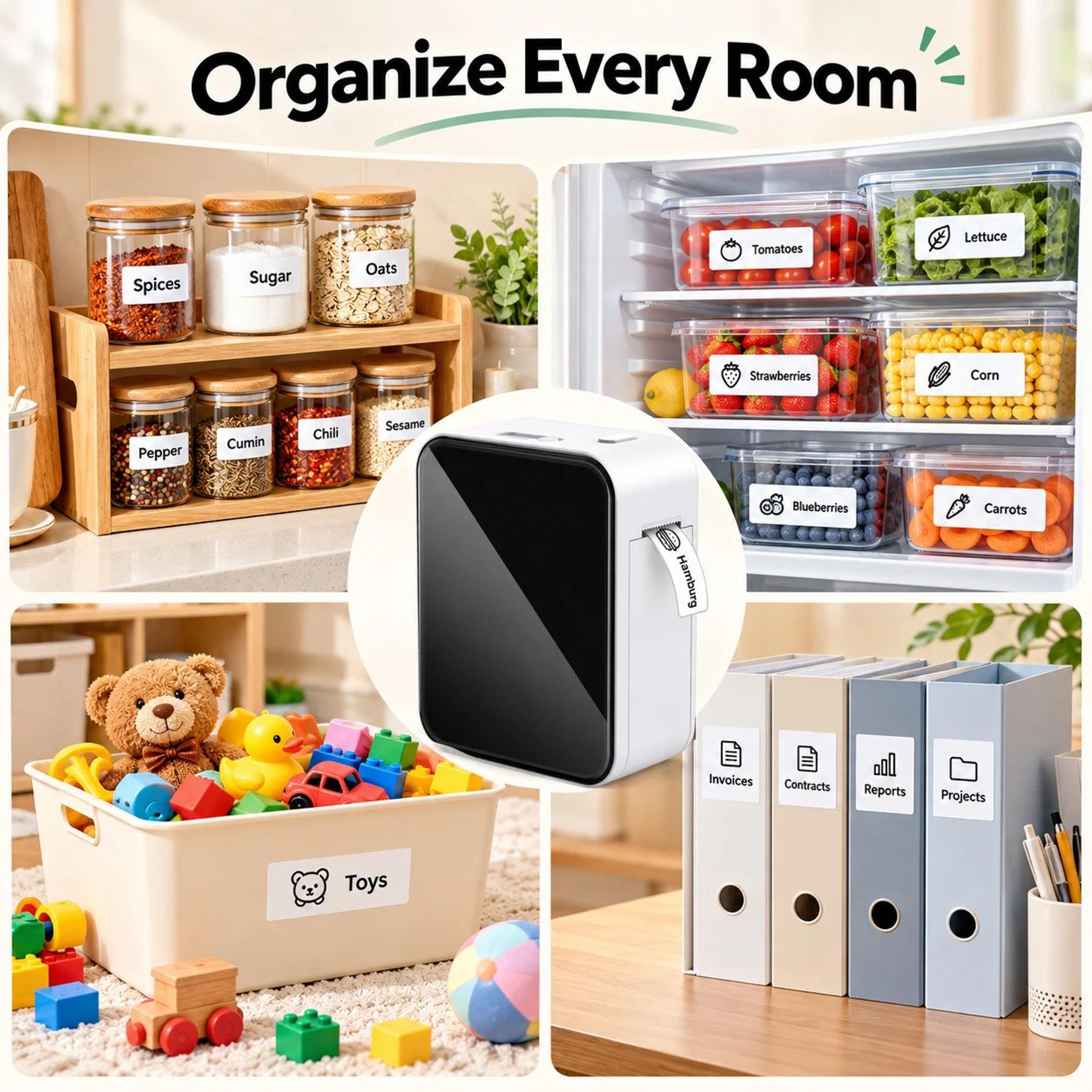 Portable Bluetooth Thermal Label Printer For Home And Small Business 2