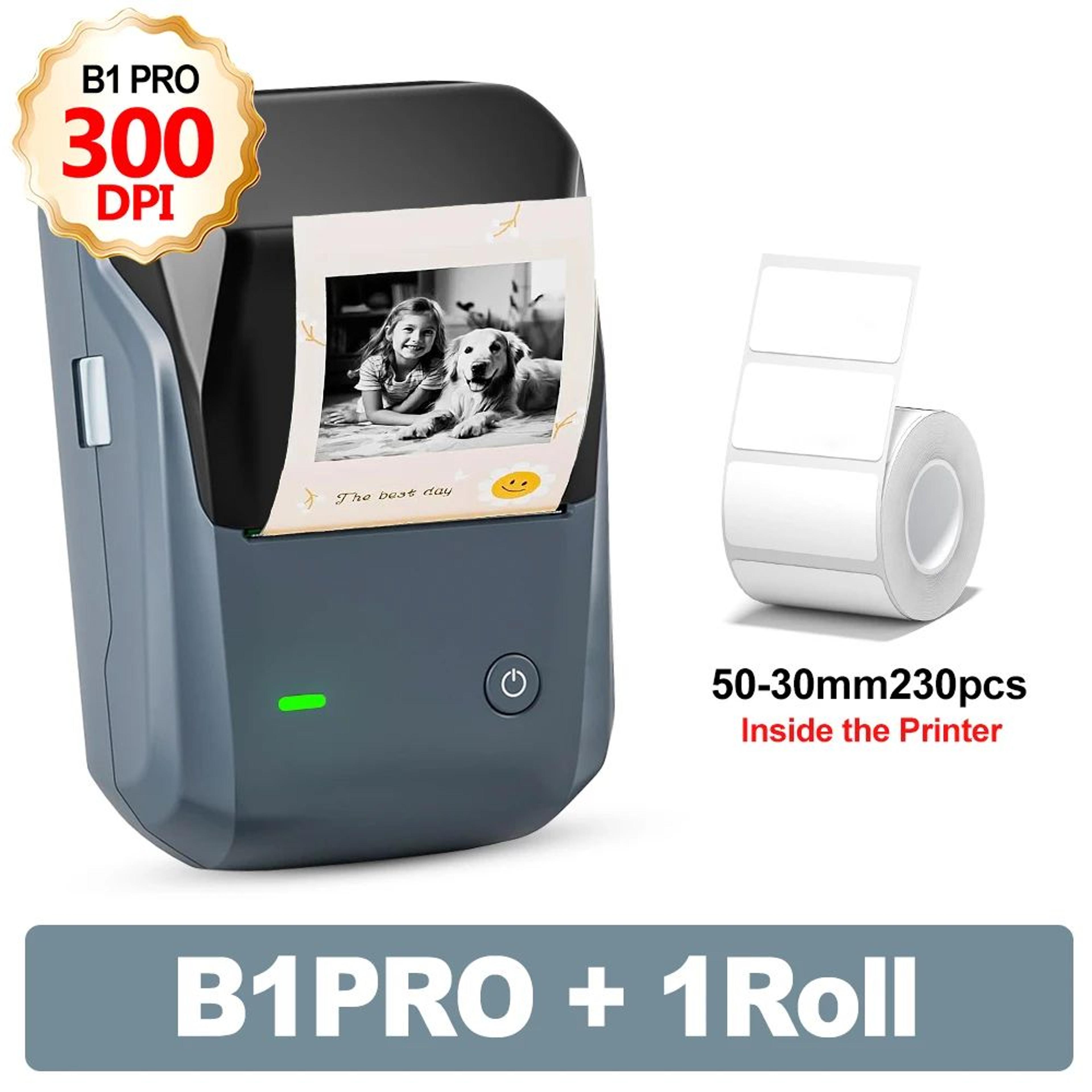 B1 Pro 300DPI Portable Bluetooth Thermal Label Printer For Home And Office Organization 8
