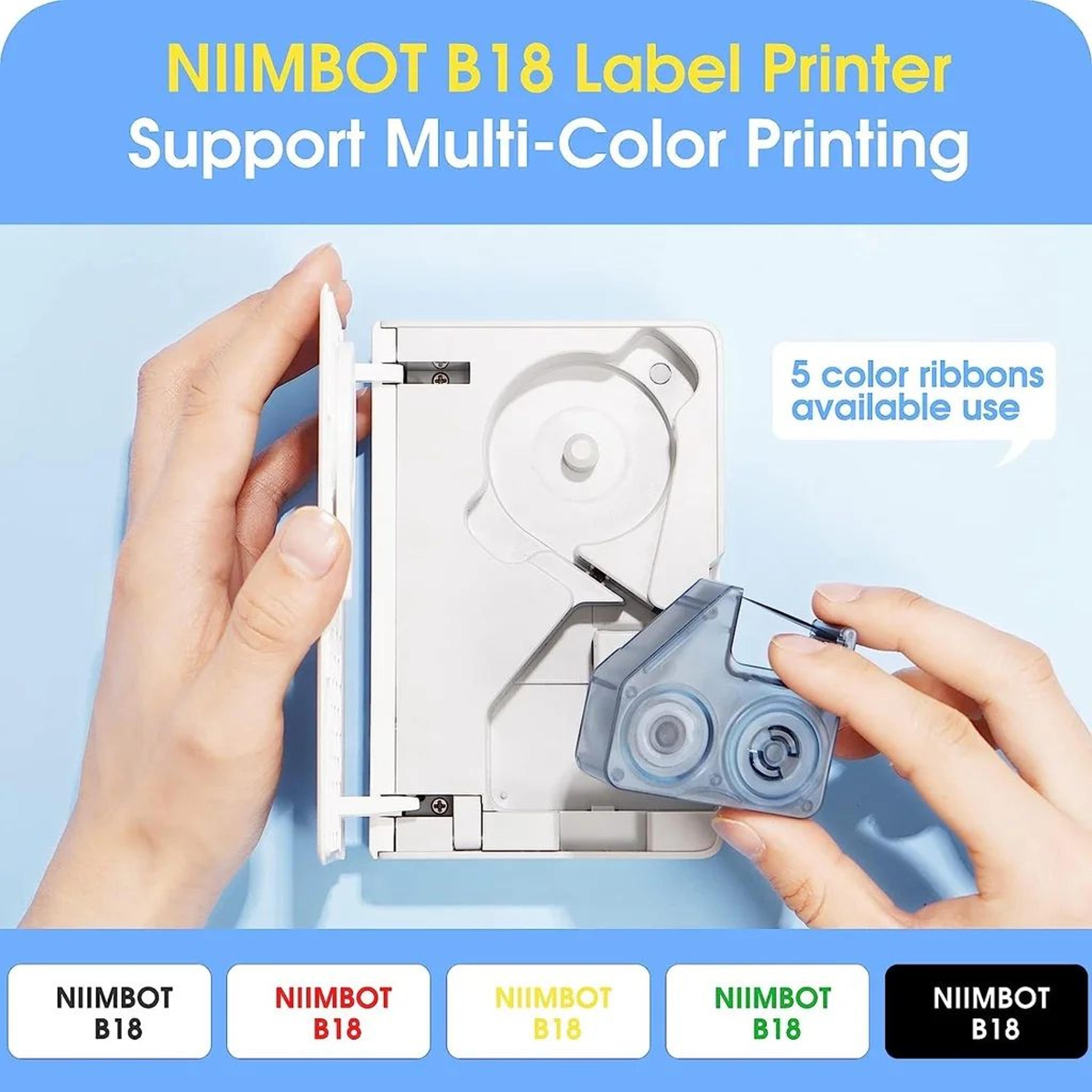B18 Thermal Transfer Ribbon Refill Tape For Label Printer LongLasting FadeResistant Printing 2