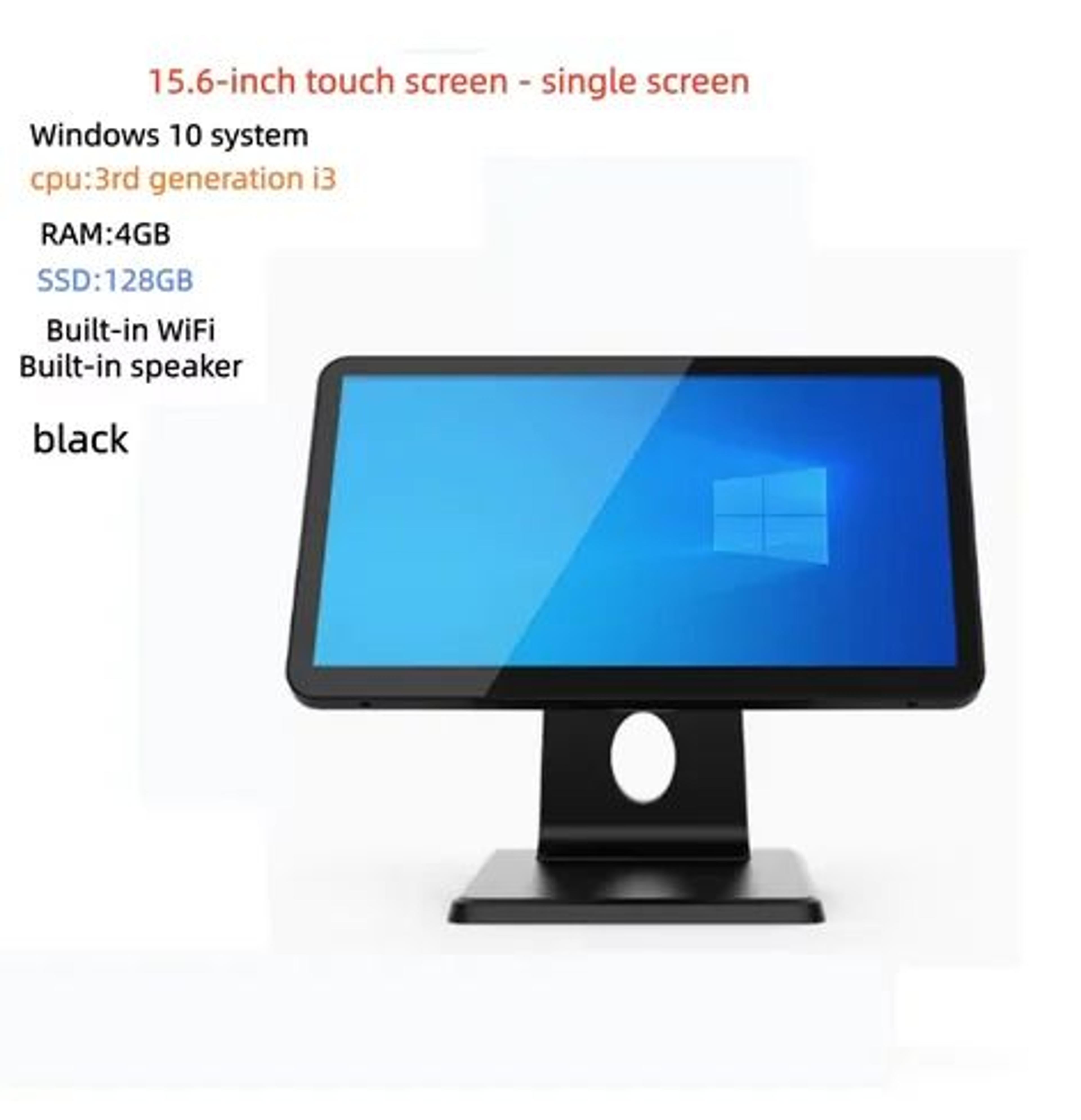 156 Inch Folding POS Cash Register Computer With Intel Core I5 8GB RAM 256GB SSD And Windows 10 6