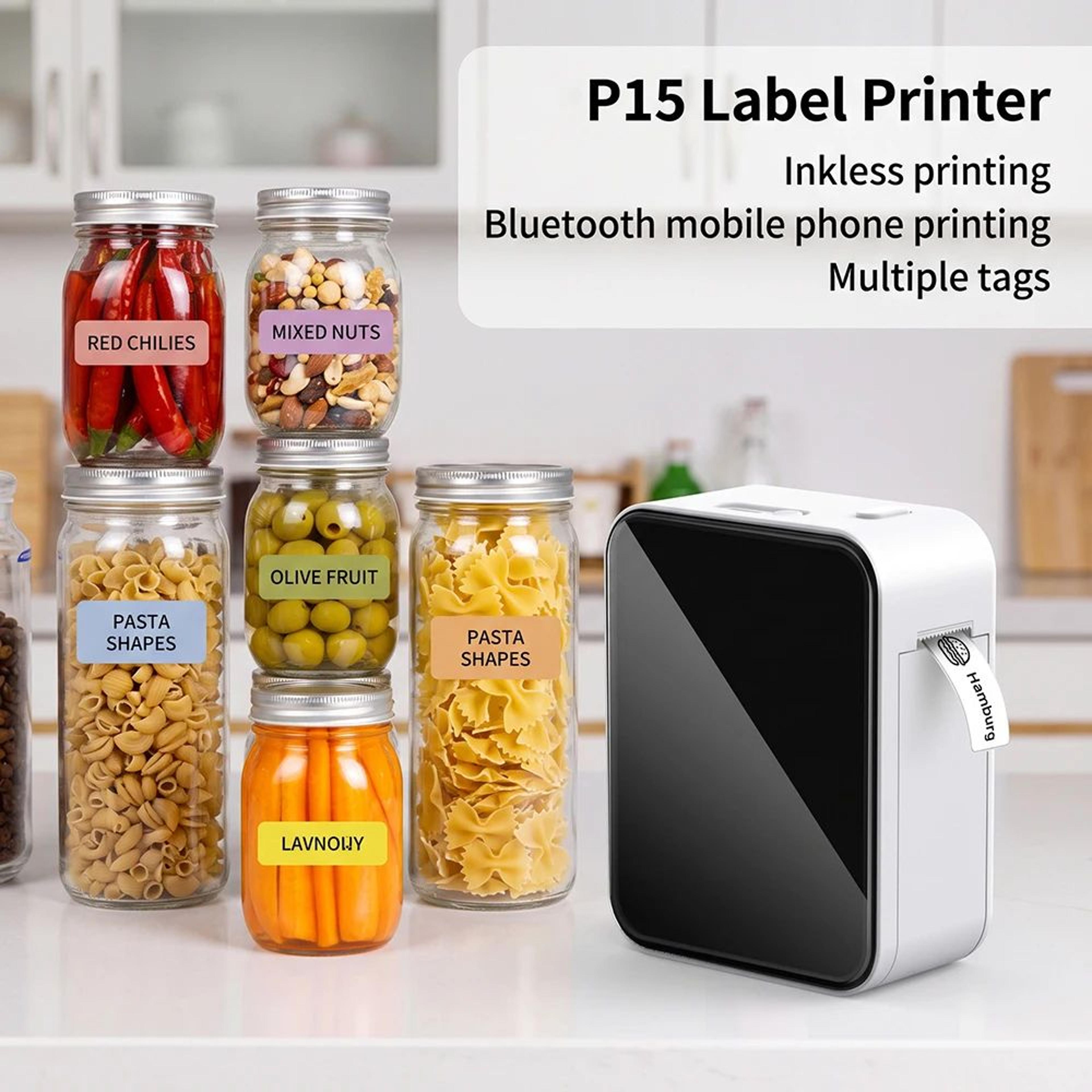 P15 Mini Bluetooth Thermal Label Printer For Home Office And Creative Organization 2