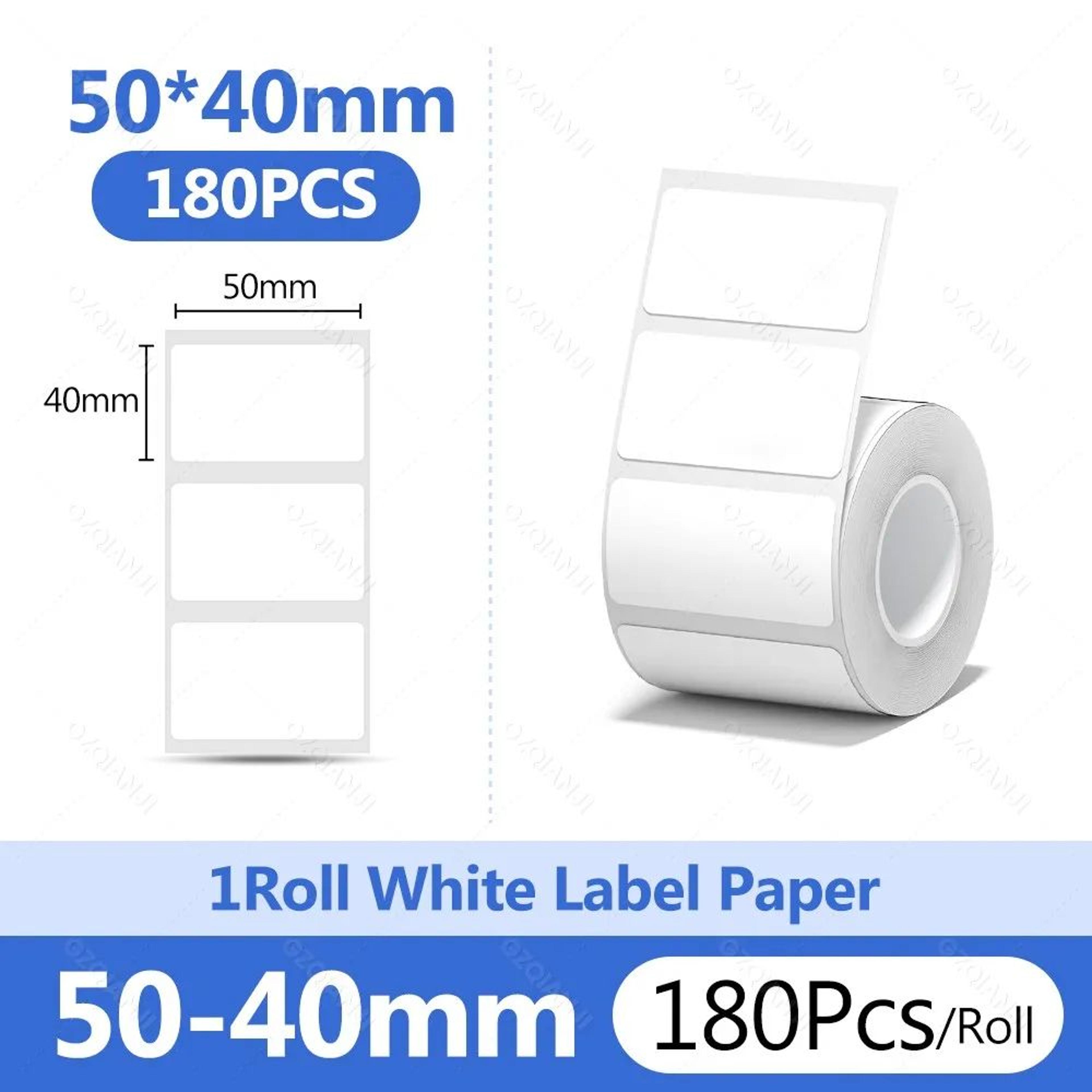 Waterproof White Thermal Label Sticker Roll For B1 B21 Printers 10