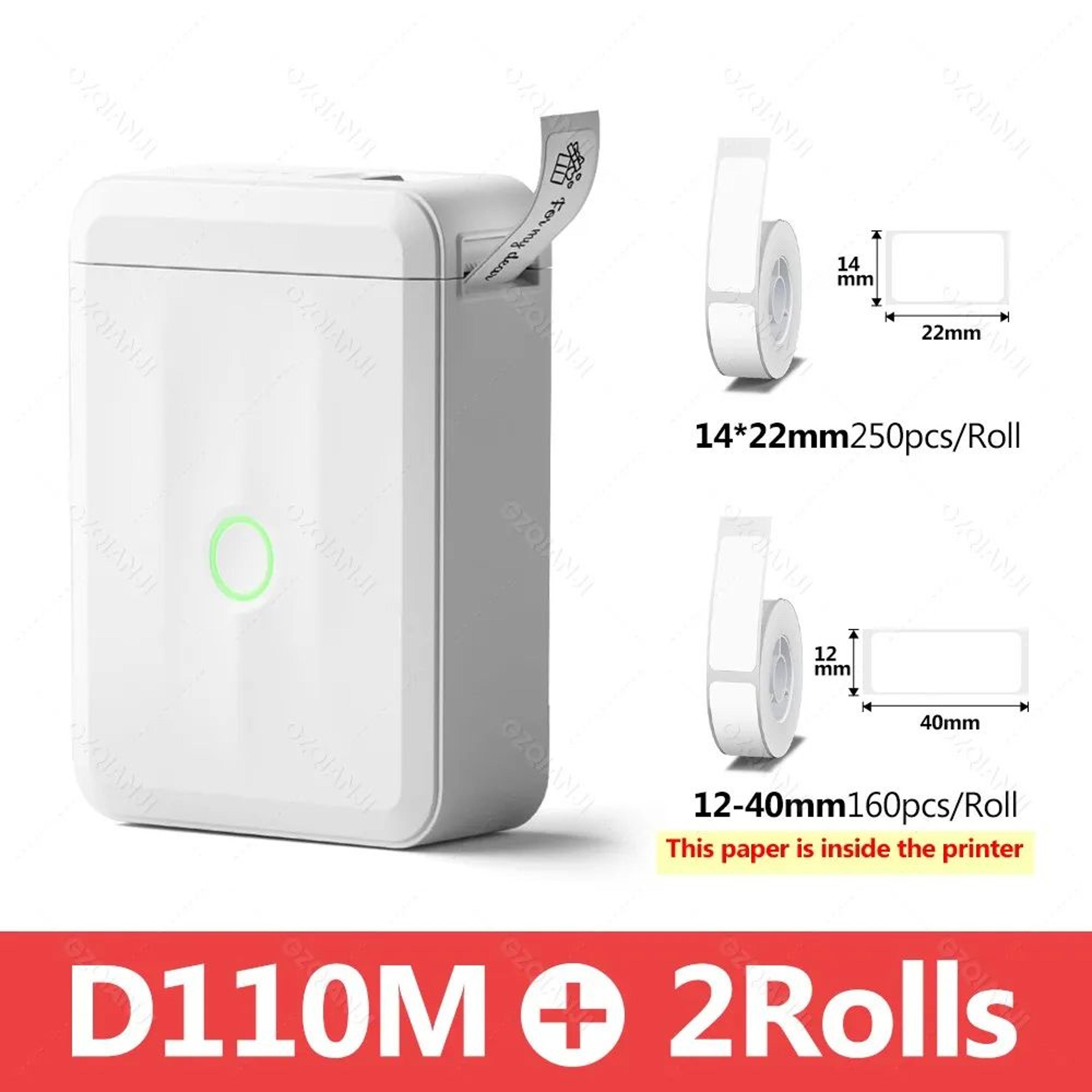 D110 Mini Bluetooth Thermal Label Printer Portable Wireless Sticker Maker For Home And Office 10