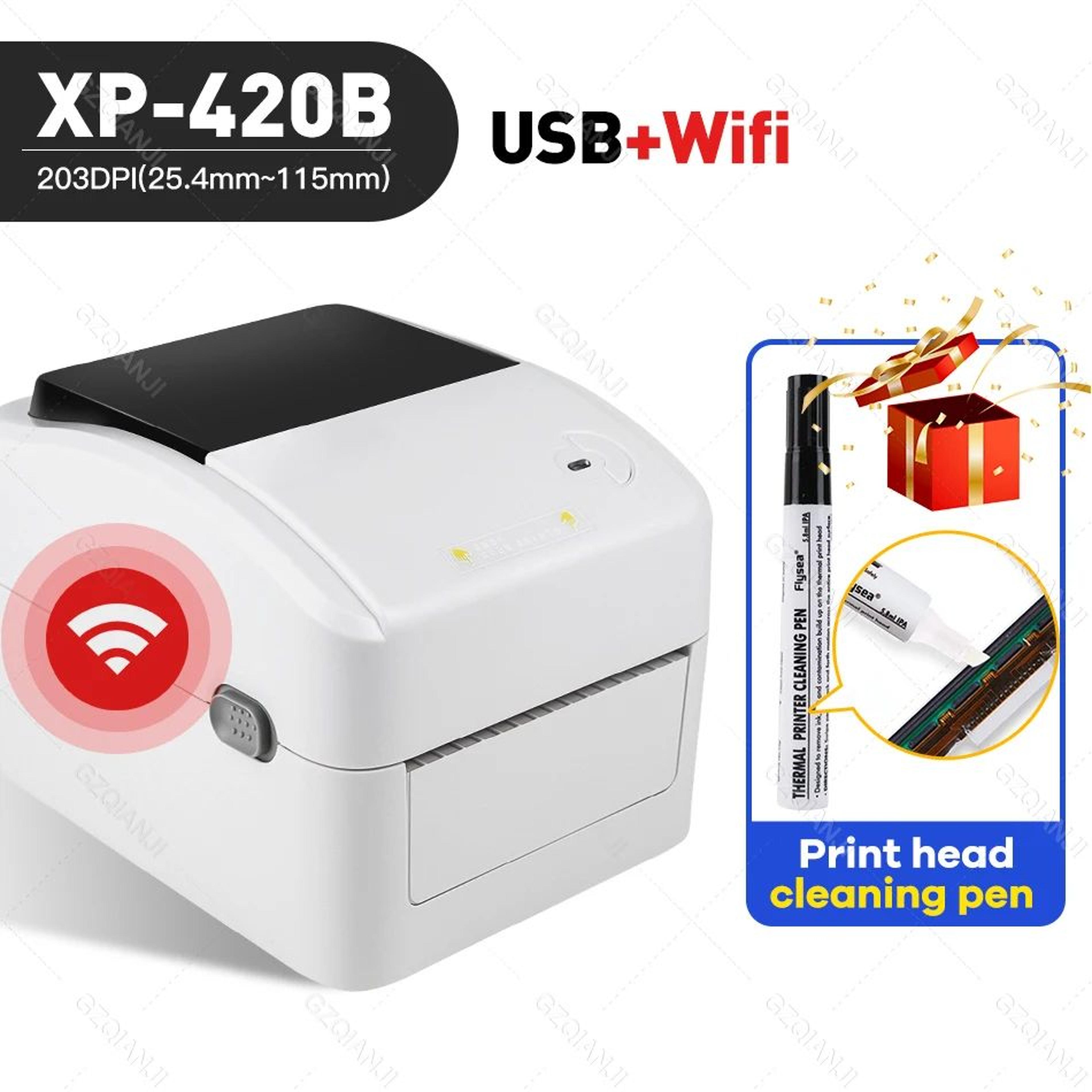 4 Inch Thermal Shipping Label Printer With USB WiFi And Ethernet Connectivity 6