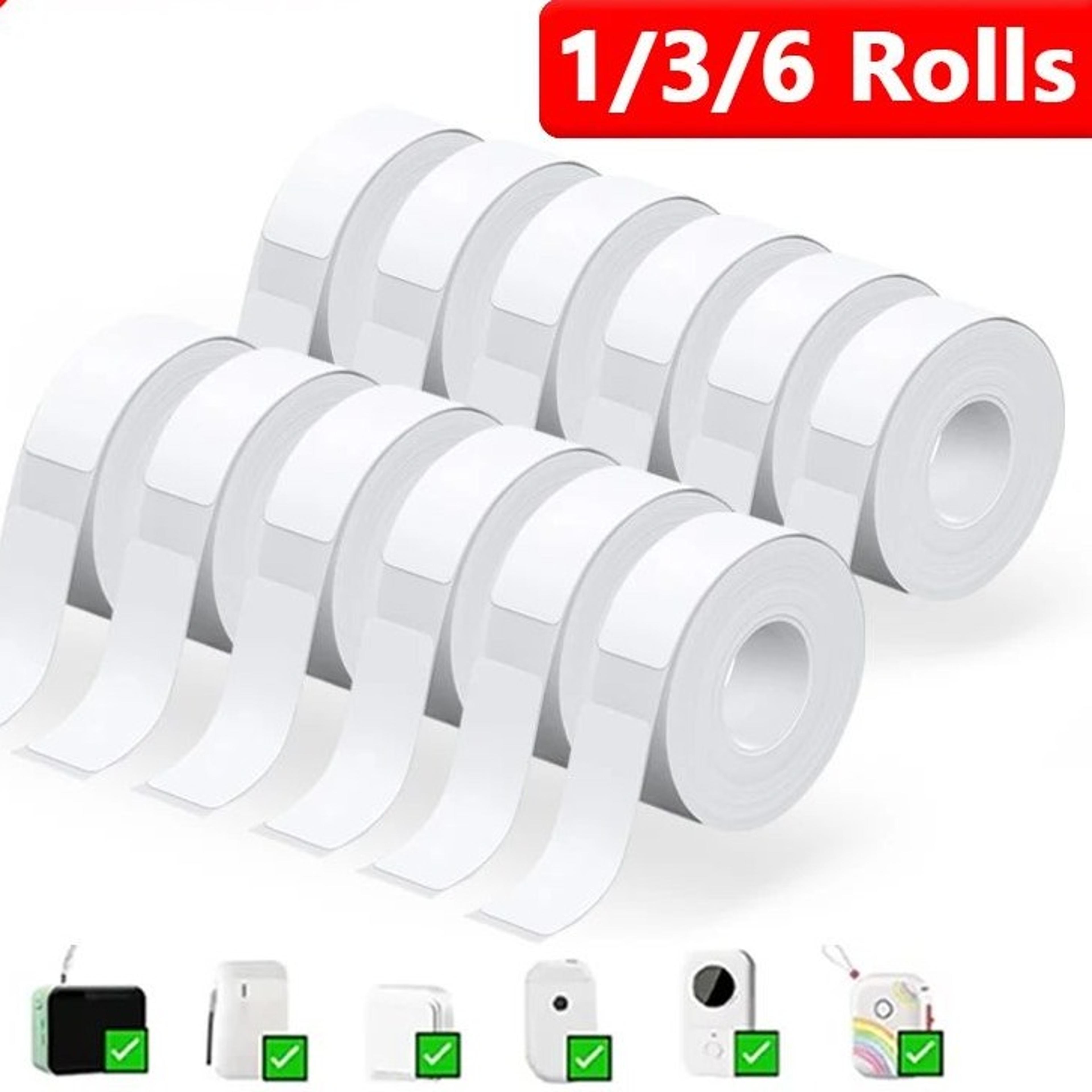 thermal adhesive label sticker rolls for p15 p12 p11 d30 q30 printers