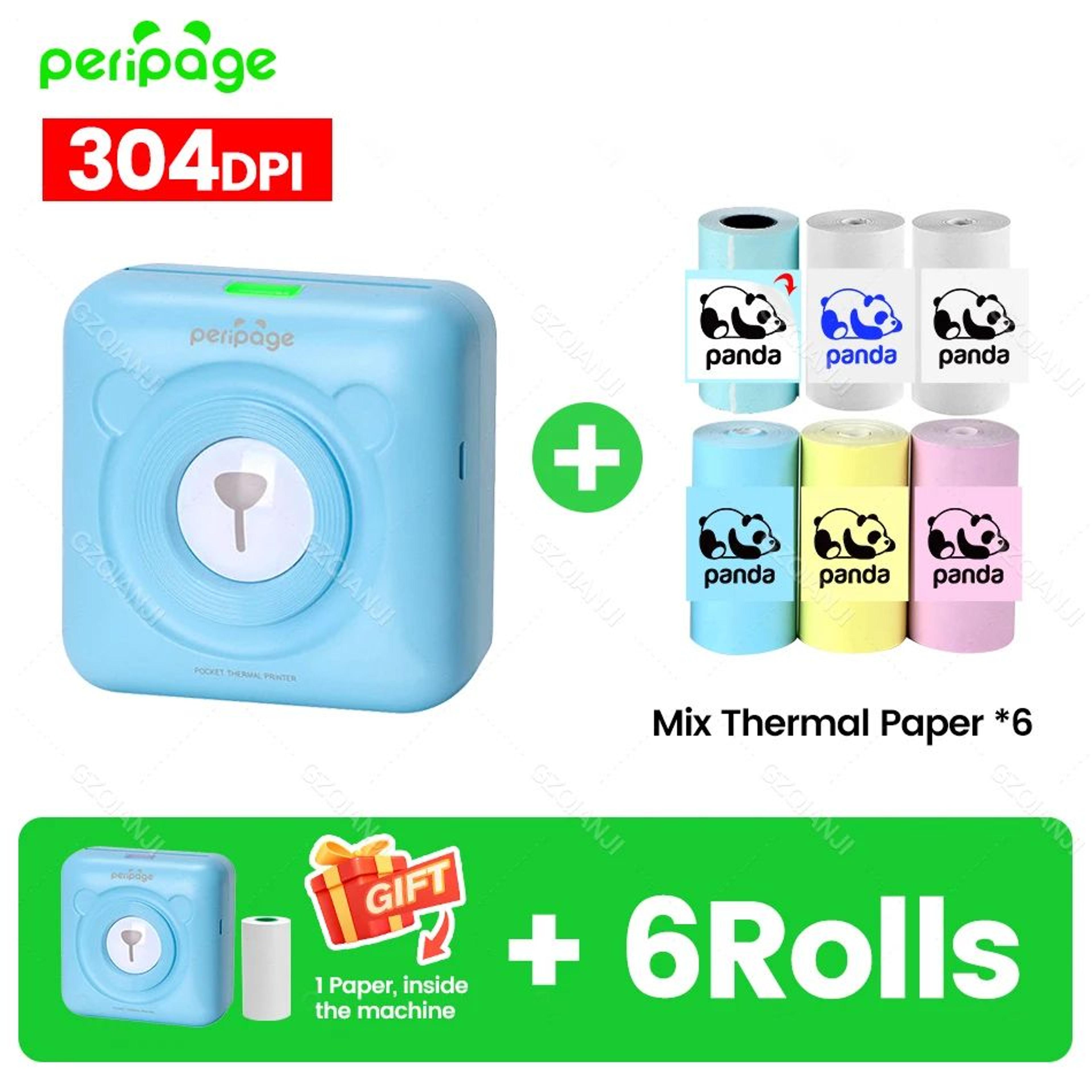 A6 304DPI Mini Bluetooth Photo Printer Portable Wireless Sticker And Notes Printer 14