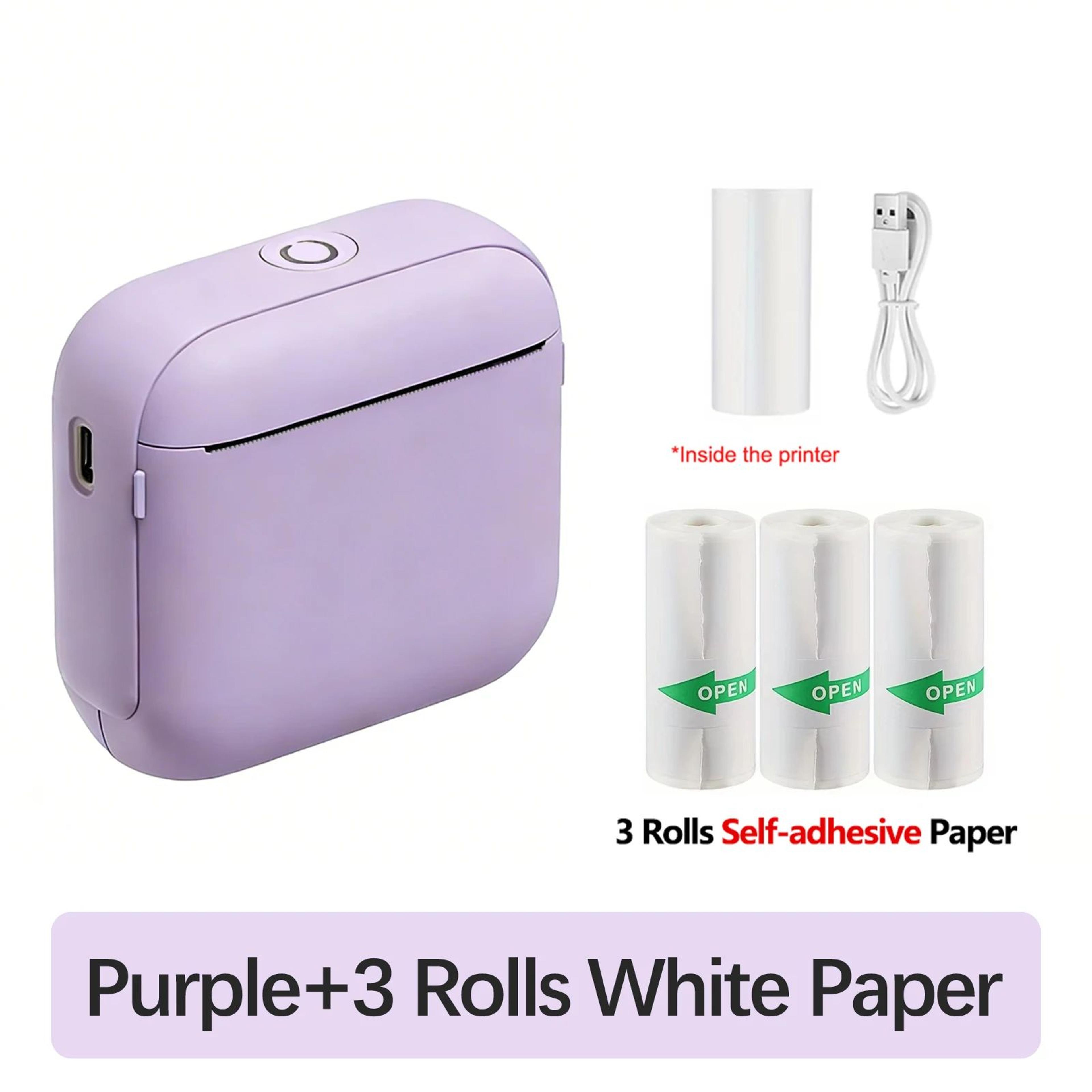 X6 Mini Bluetooth Thermal Printer  Portable Inkless Photo And Sticker Maker 8