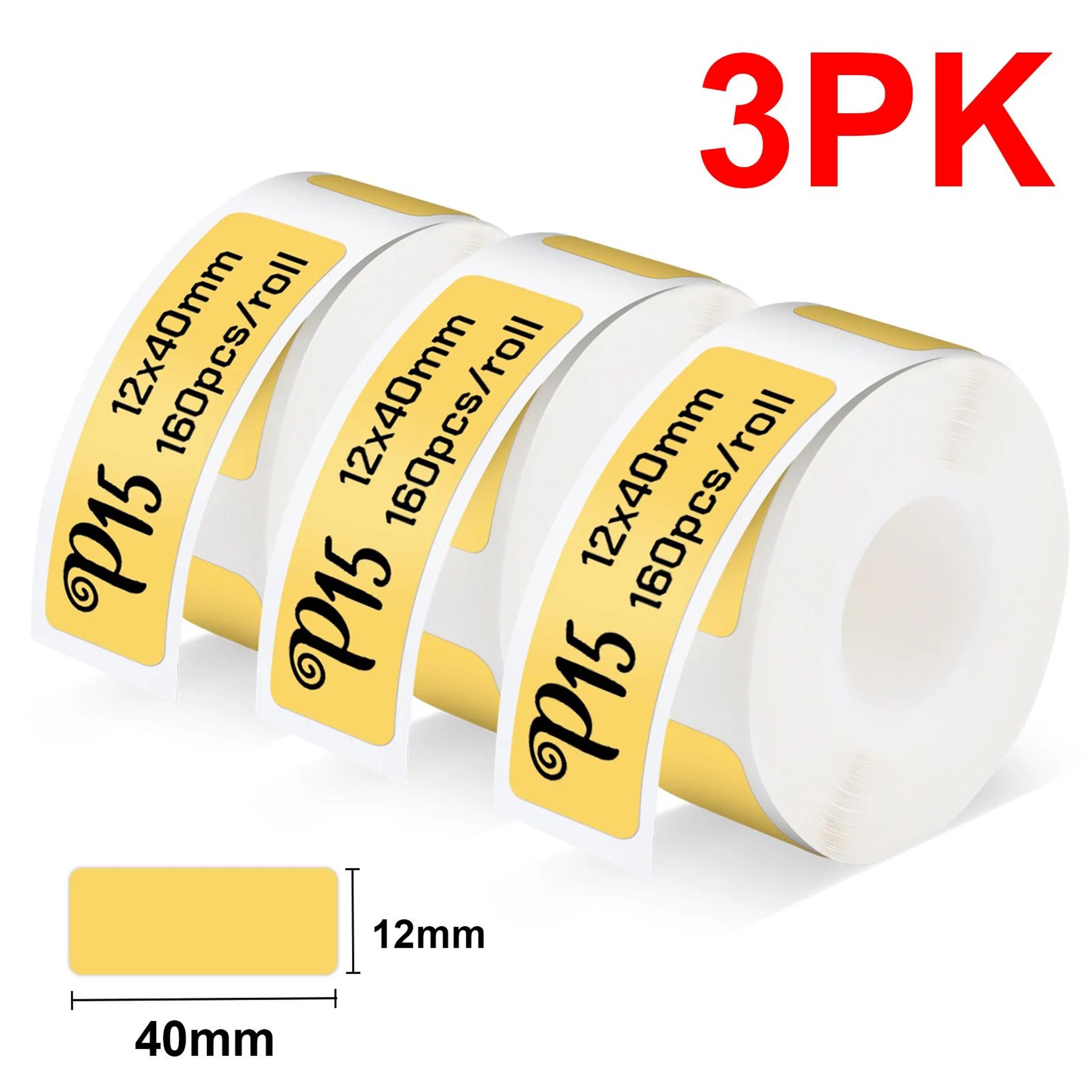 P15 Portable Bluetooth Thermal Label Maker With SelfAdhesive Sticker Paper 10