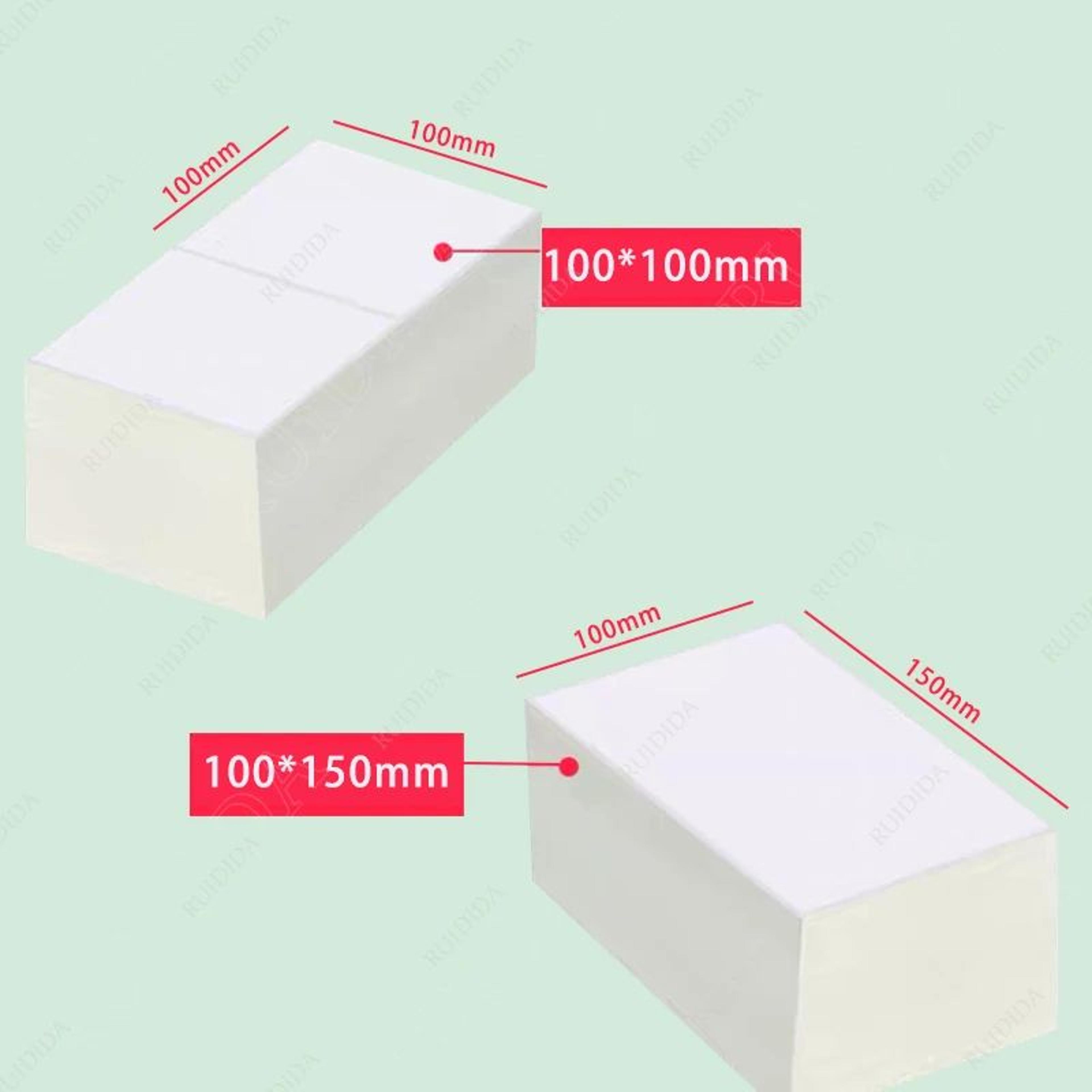 Folded Thermal Shipping Labels 4x6 Inch Barcode Sticker Paper For Label Printers 3