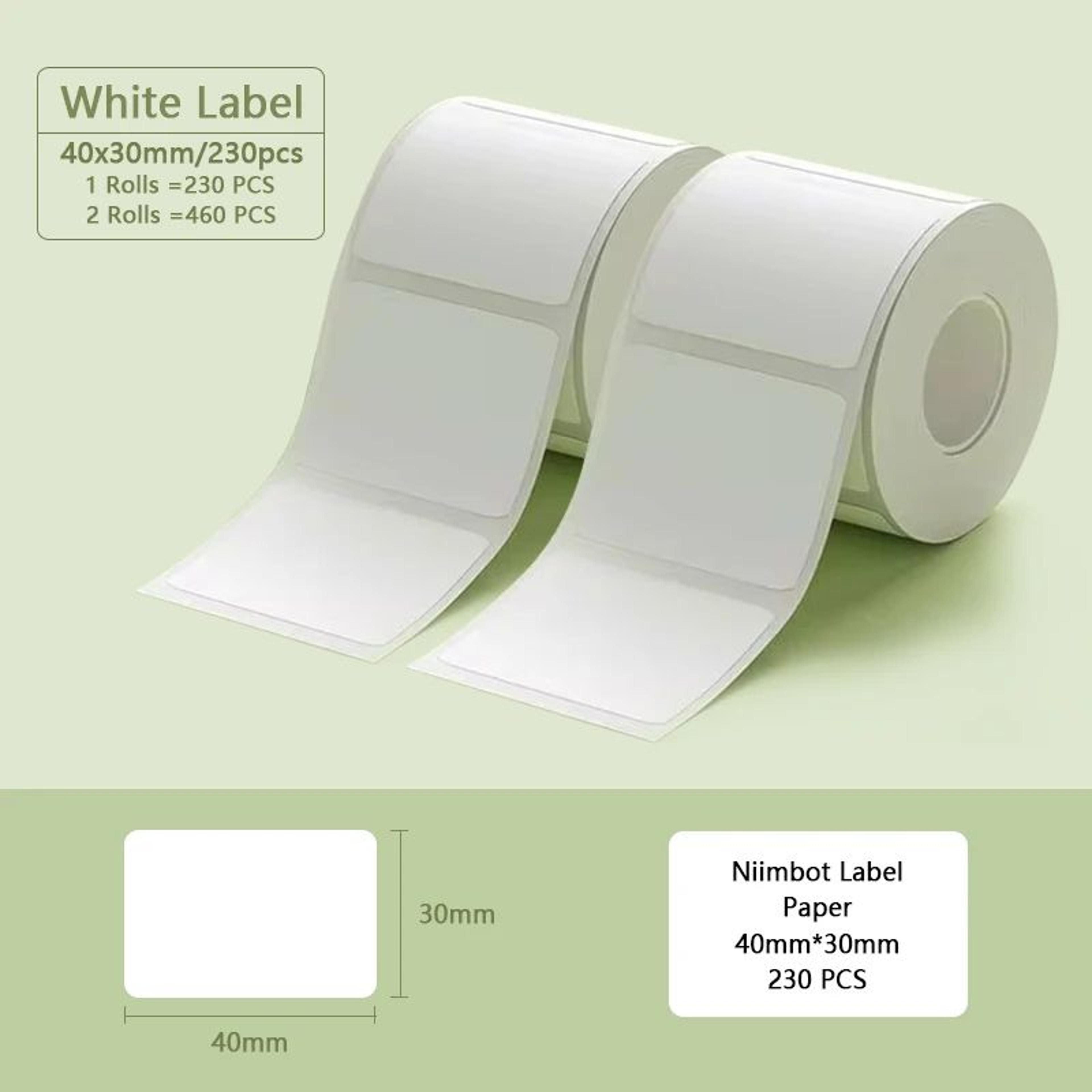 Waterproof White Thermal Label Sticker Rolls For B1 And B21 Printers 7