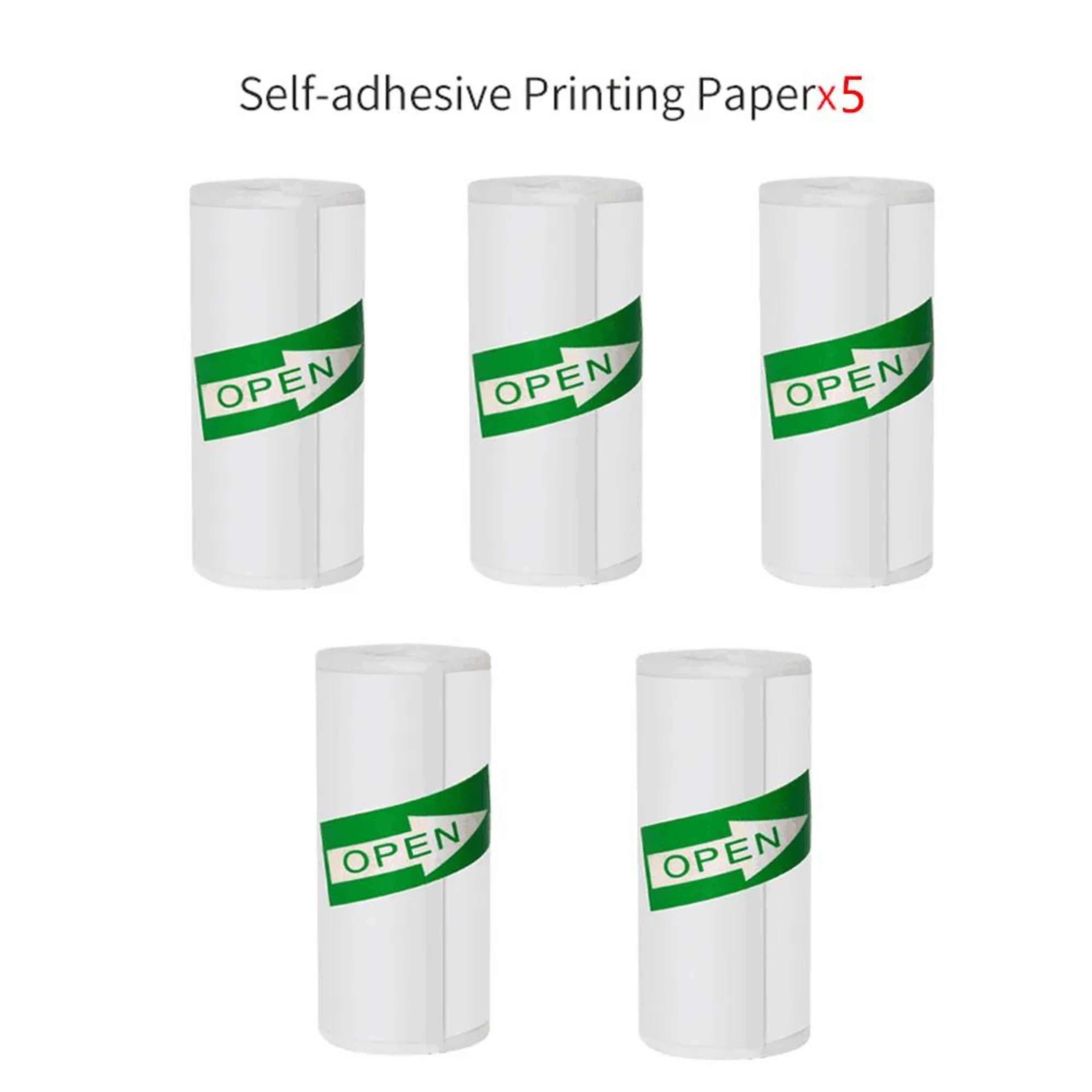 57 X 25mm SelfAdhesive Thermal Paper Rolls For Mini Portable Photo Printers 9