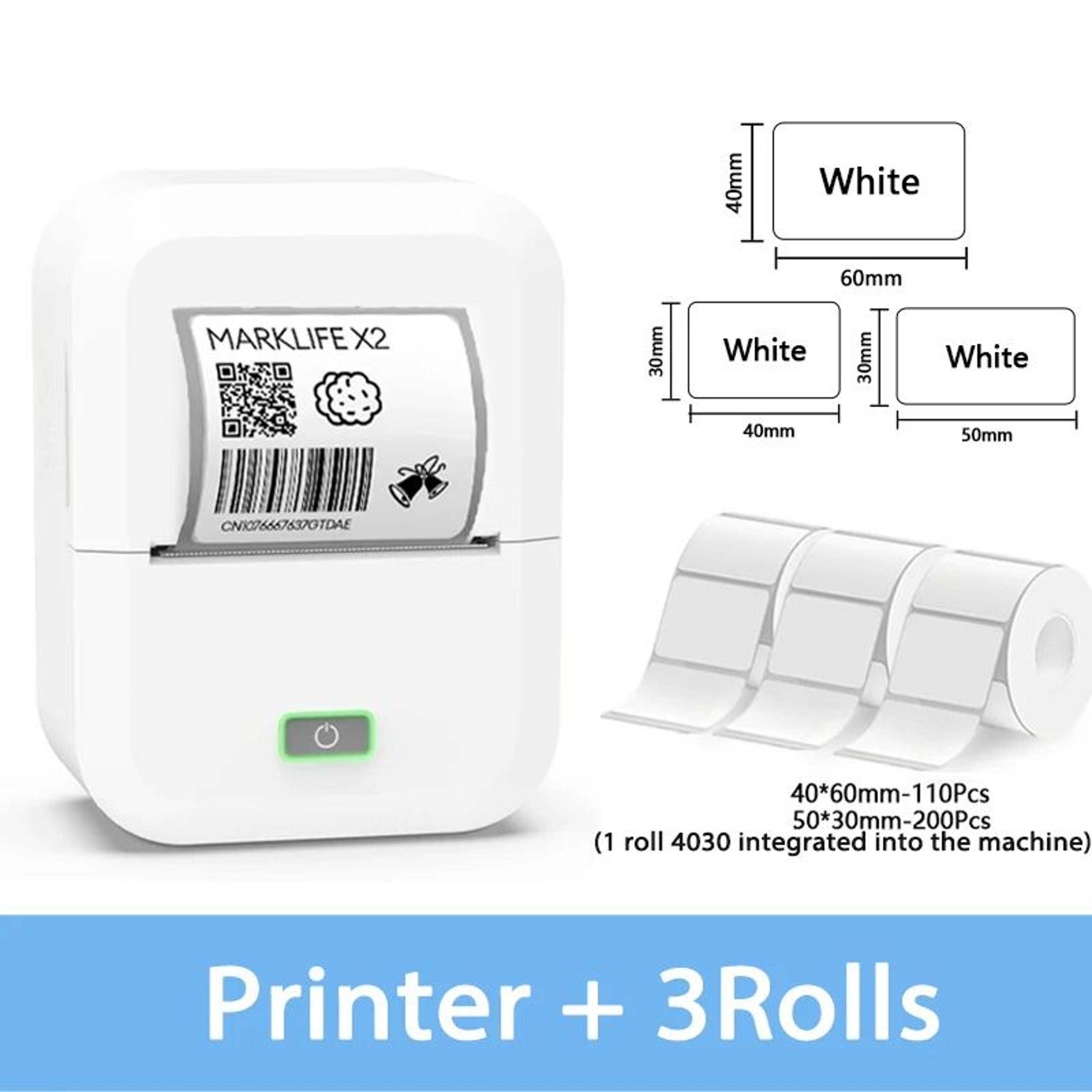 X2 Mini Portable Bluetooth Thermal Label Printer And SelfAdhesive Sticker Maker 9