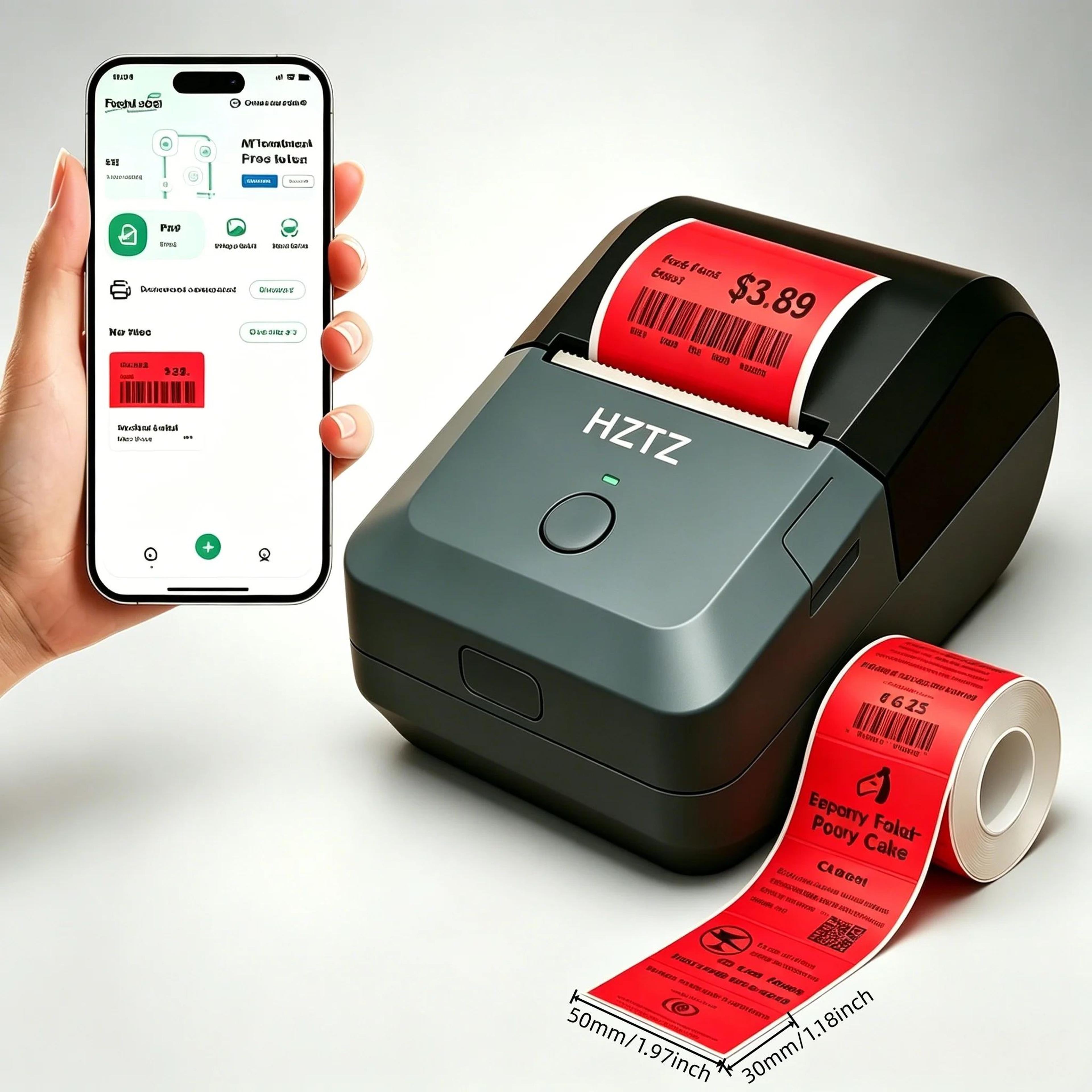 Wireless Bluetooth Thermal Label Maker For Small Business And Retail Tags 12