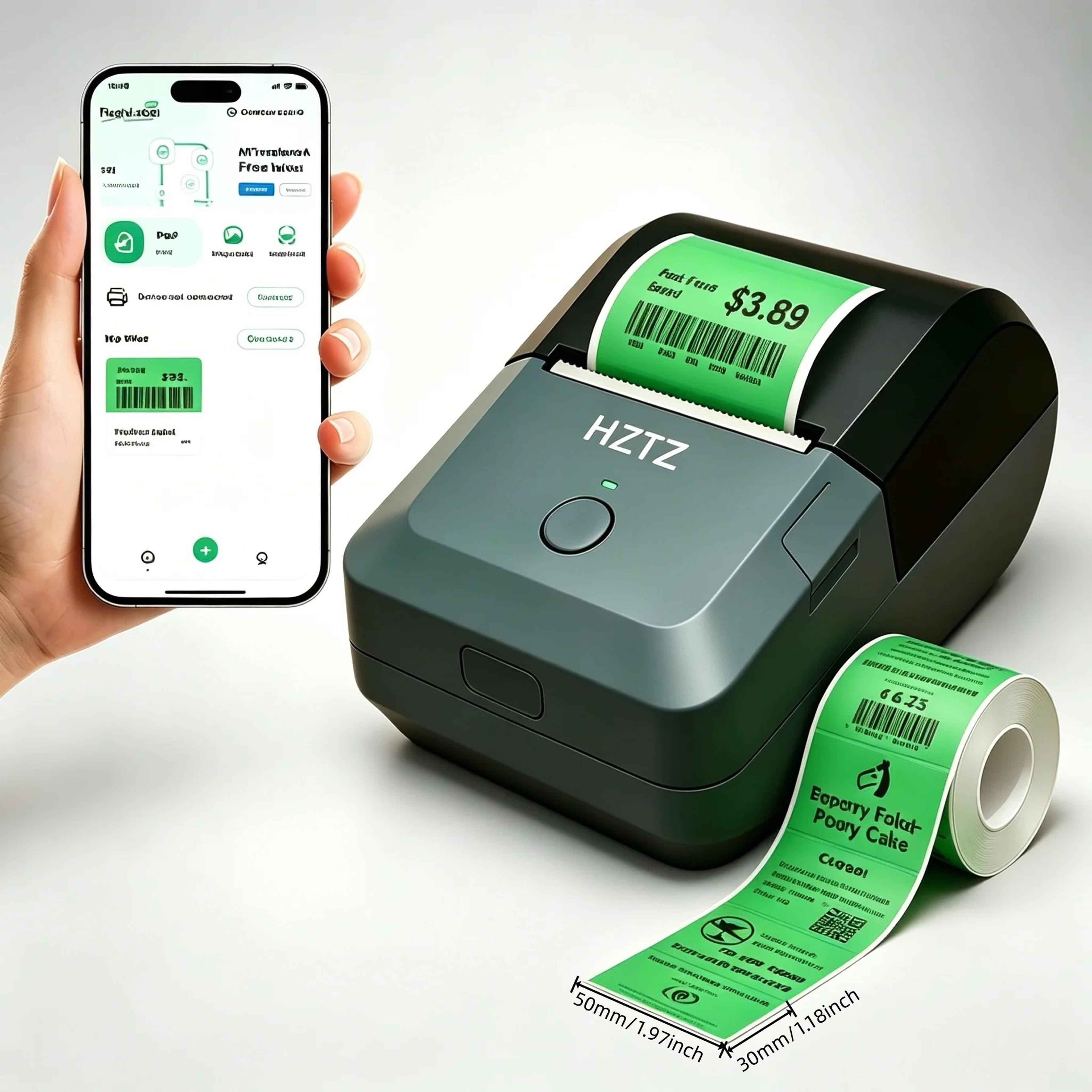 Wireless Bluetooth Thermal Label Maker For Small Business And Retail Tags 11